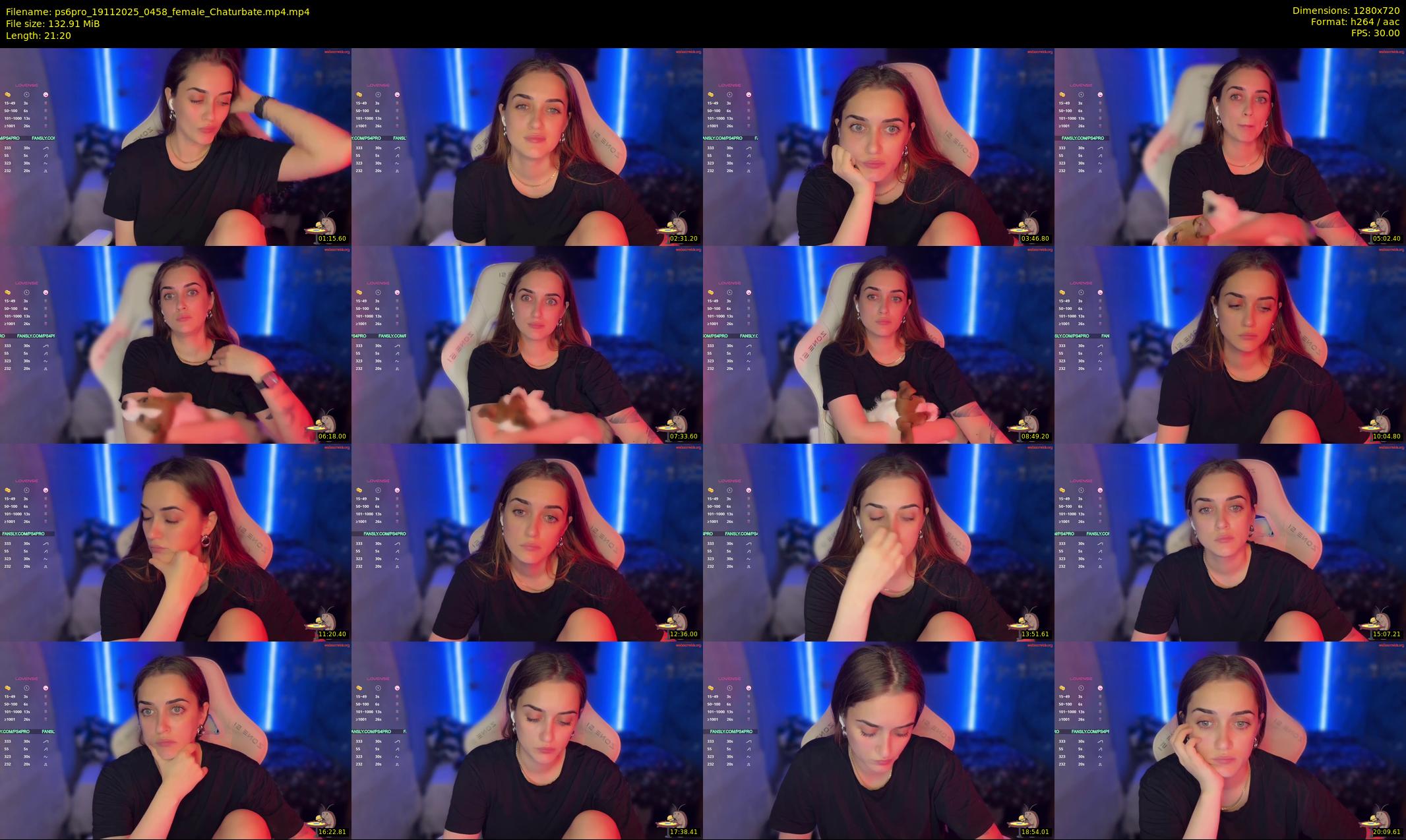 ps6pro — 22 minute Chaturbate female cam show recording, 720p, Nov 19, 2025