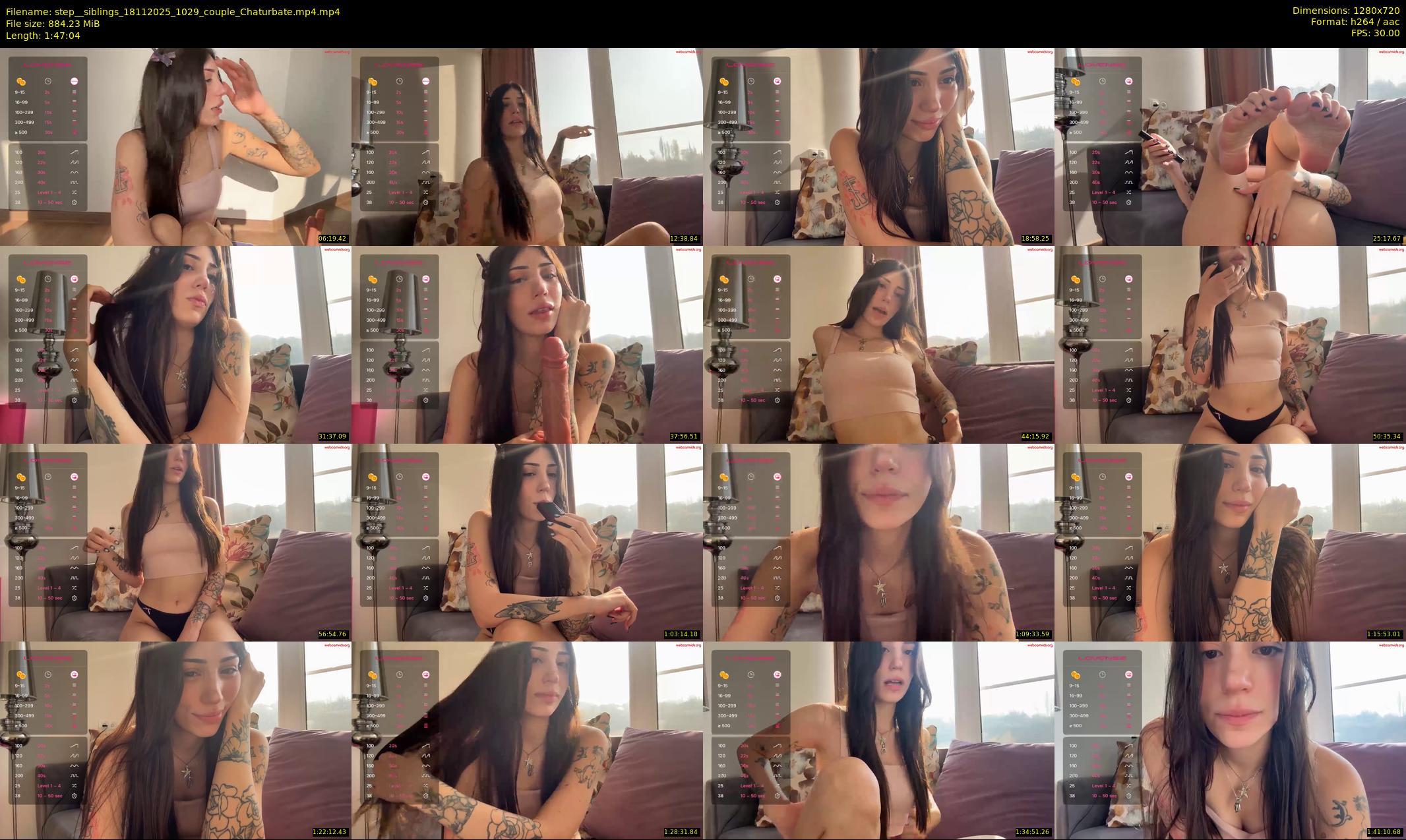 step__siblings — 108 minute Chaturbate couple cam show recording, 720p, Nov 18, 2025