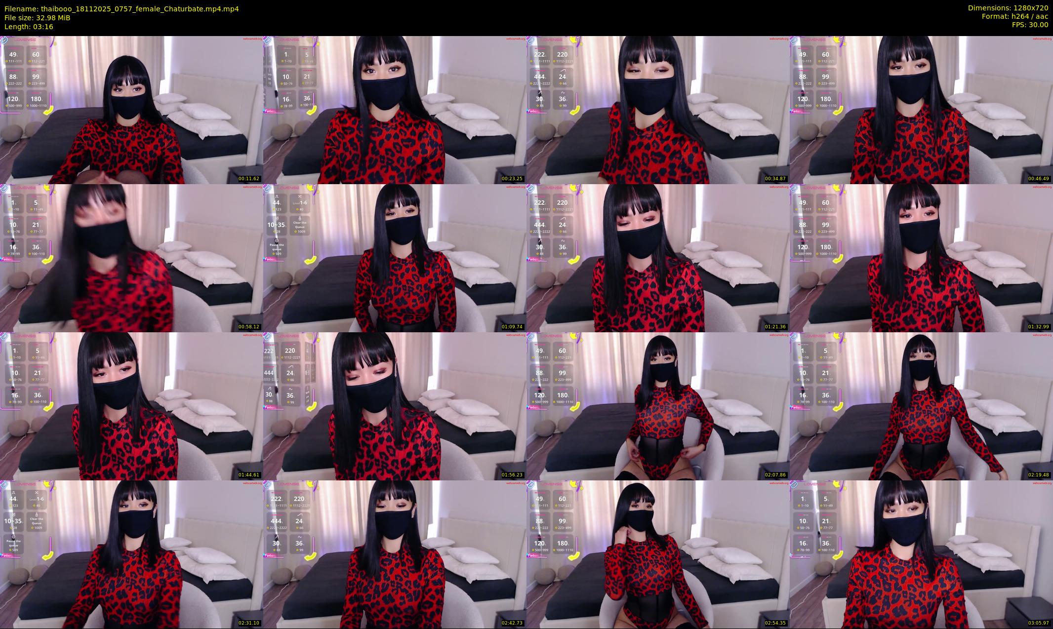 thaibooo — 4 minute Chaturbate female cam show recording, 720p, Nov 18, 2025