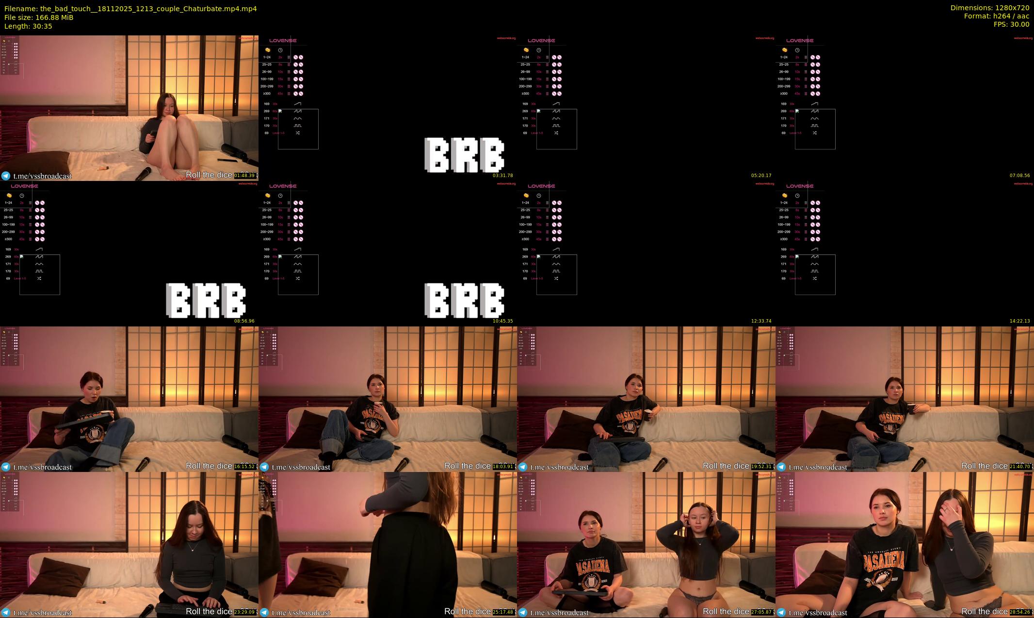 the_bad_touch_ — 31 minute Chaturbate couple cam show recording, 720p, Nov 18, 2025