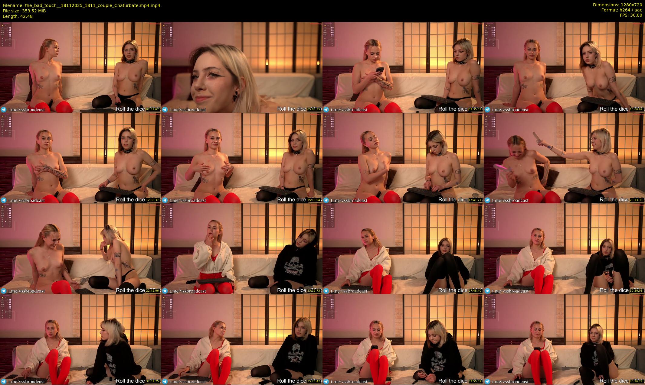 the_bad_touch_ — 43 minute Chaturbate couple cam show recording, 720p, Nov 18, 2025