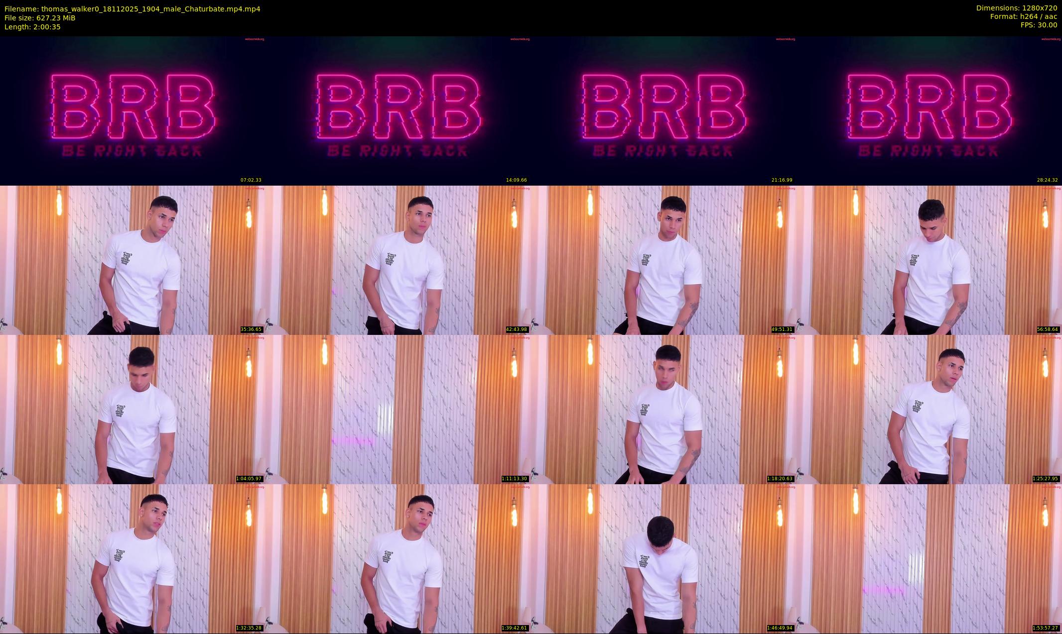 thomas_walker0 — 121 minute Chaturbate male cam show recording, 720p, Nov 18, 2025