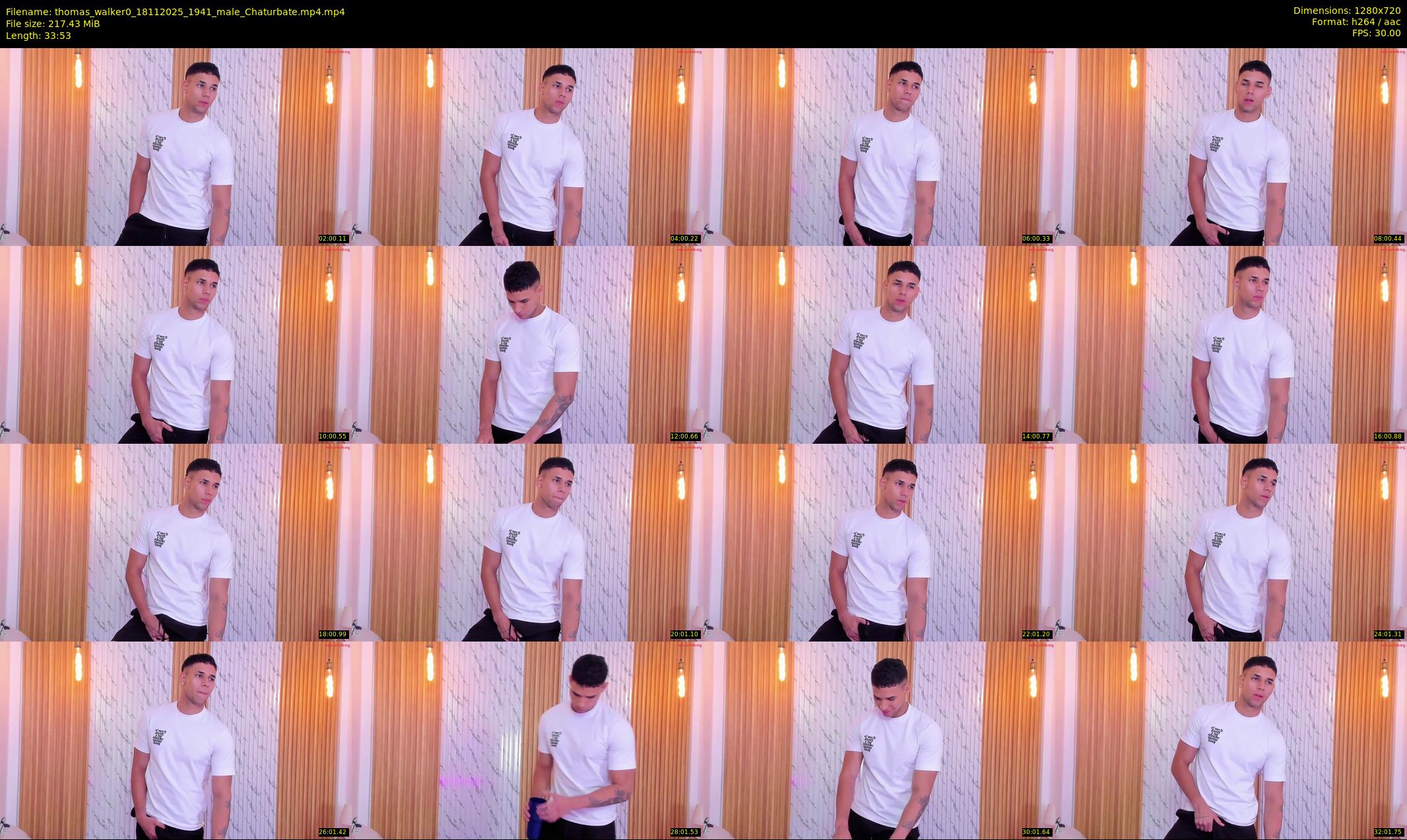 thomas_walker0 — 34 minute Chaturbate male cam show recording, 720p, Nov 18, 2025