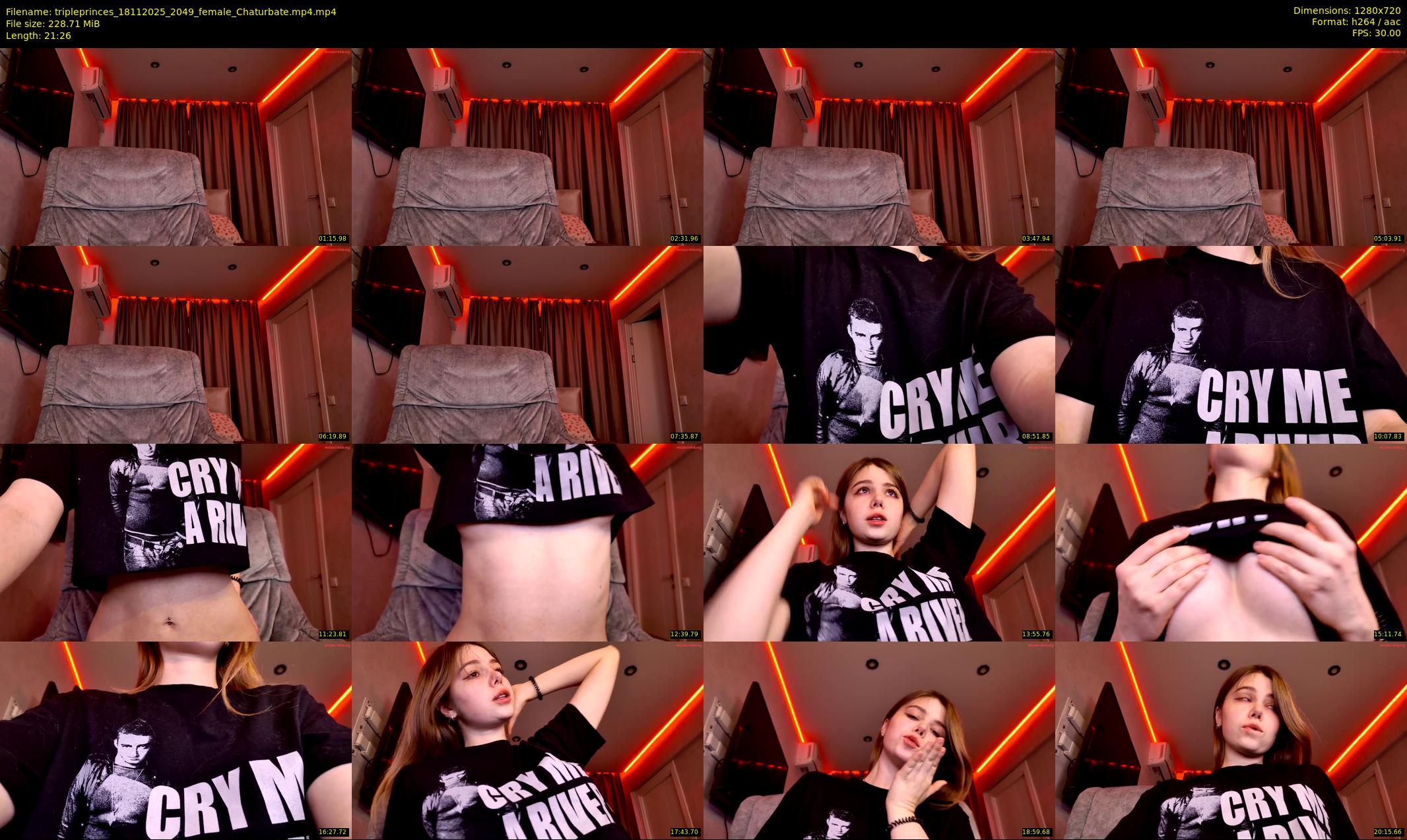 tripleprinces — 22 minute Chaturbate female cam show recording, 720p, Nov 18, 2025