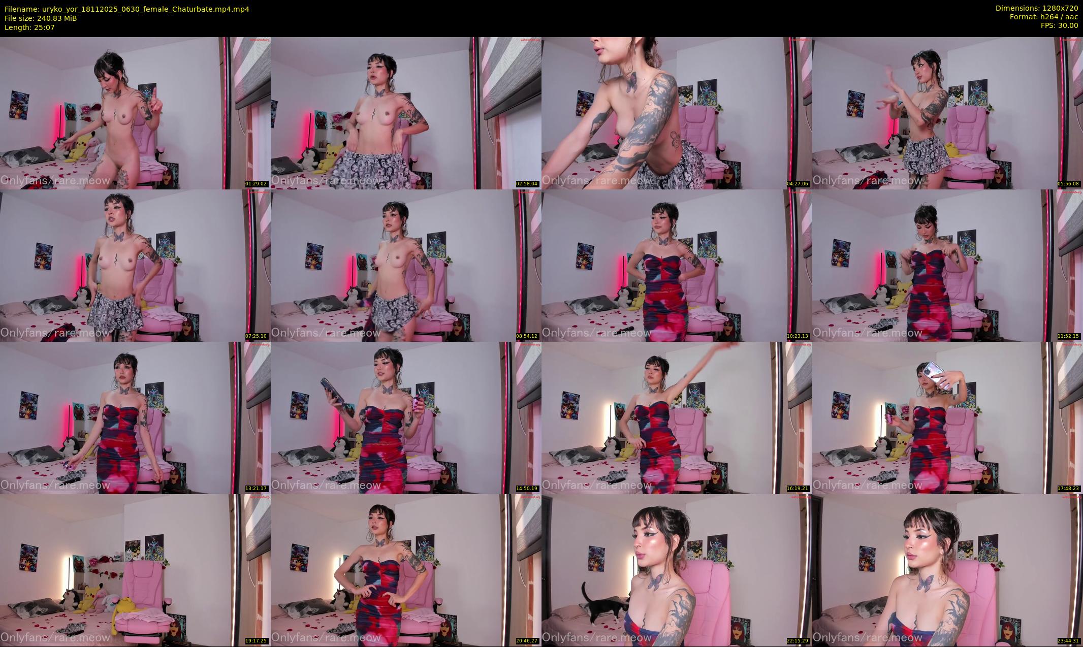 uryko_yor — 26 minute Chaturbate female cam show recording, 720p, Nov 18, 2025