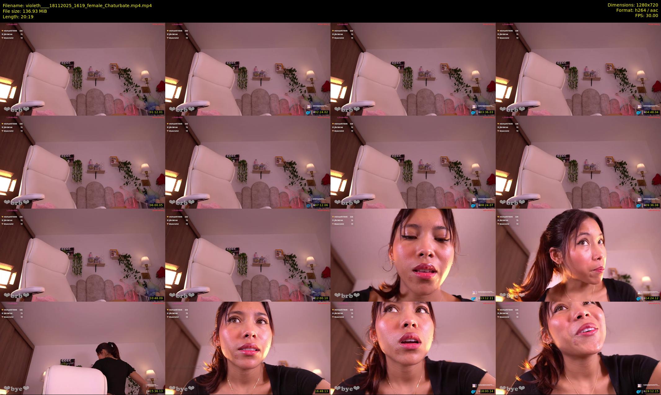 violeth___ — 21 minute Chaturbate female cam show recording, 720p, Nov 18, 2025