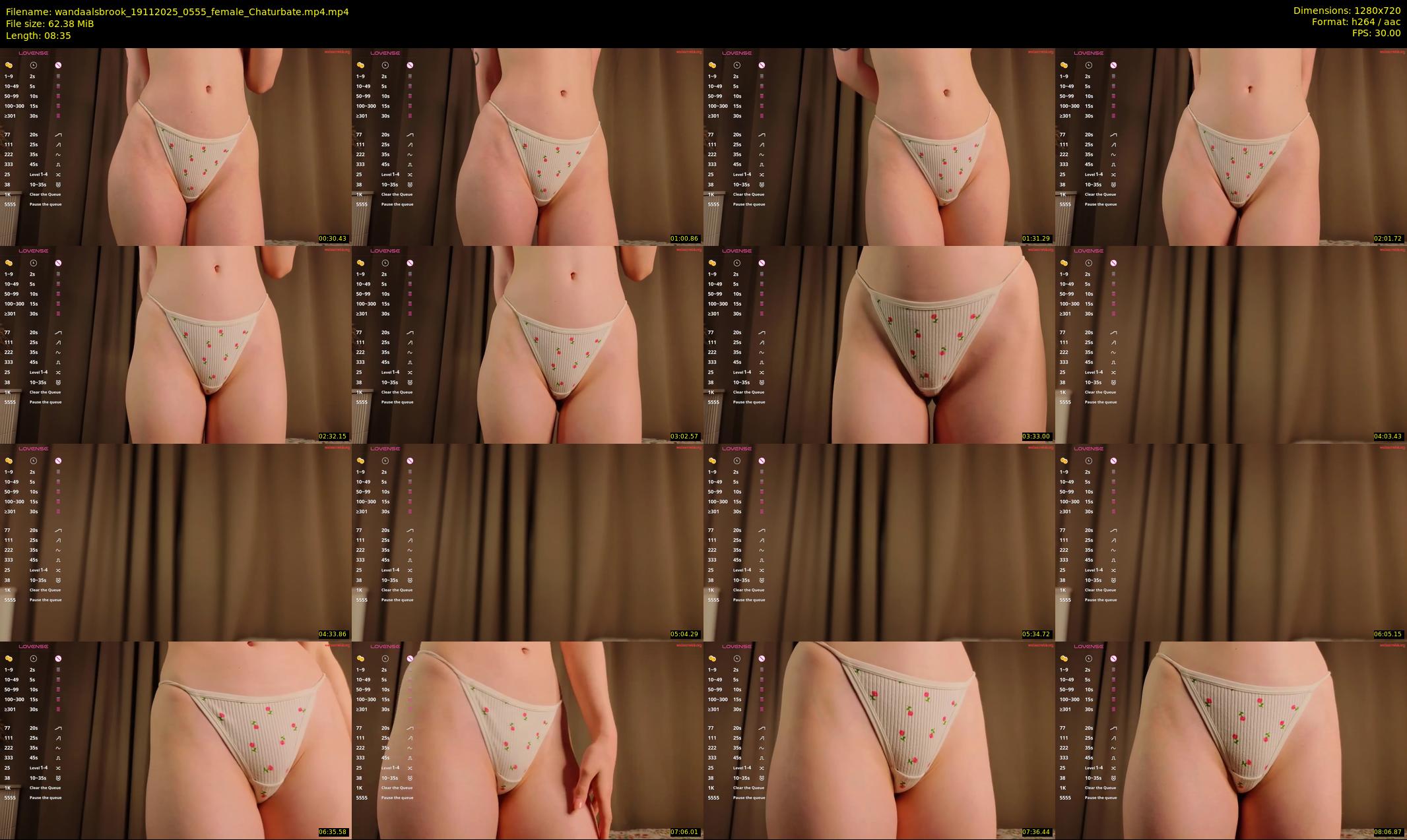 wandaalsbrook — 9 minute Chaturbate female cam show recording, 720p, Nov 19, 2025