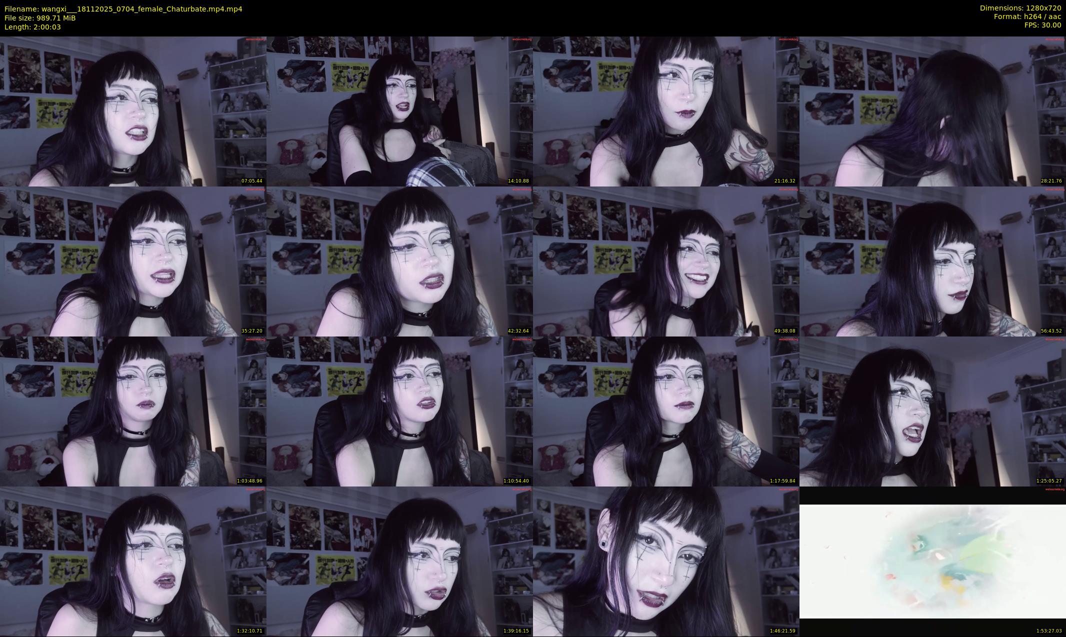 wangxi__ — 121 minute Chaturbate female cam show recording, 720p, Nov 18, 2025