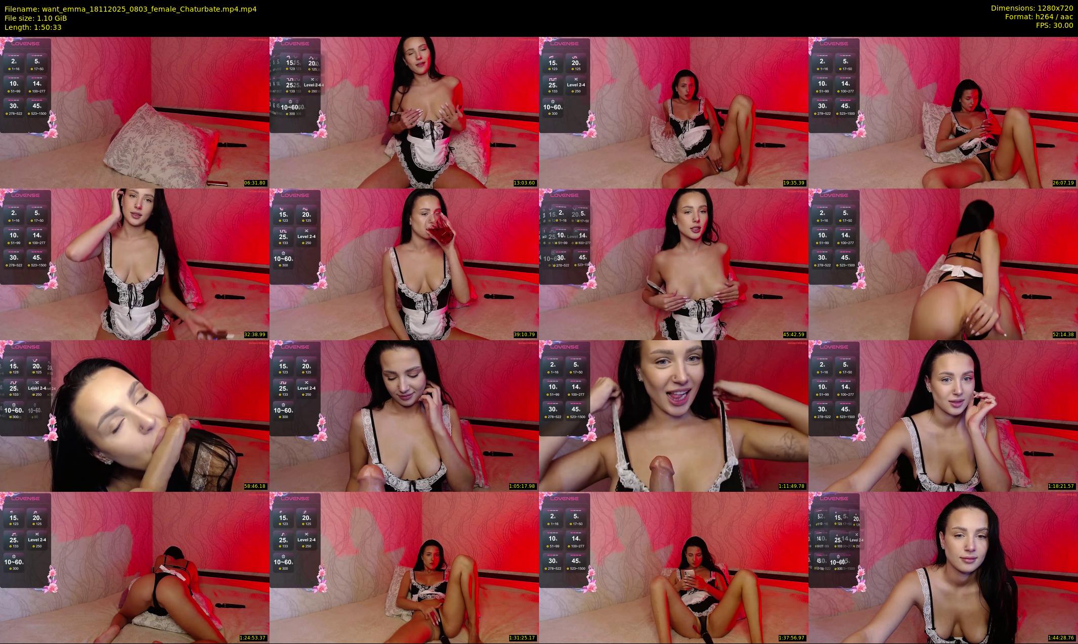 want_emma — 111 minute Chaturbate female cam show recording, 720p, Nov 18, 2025