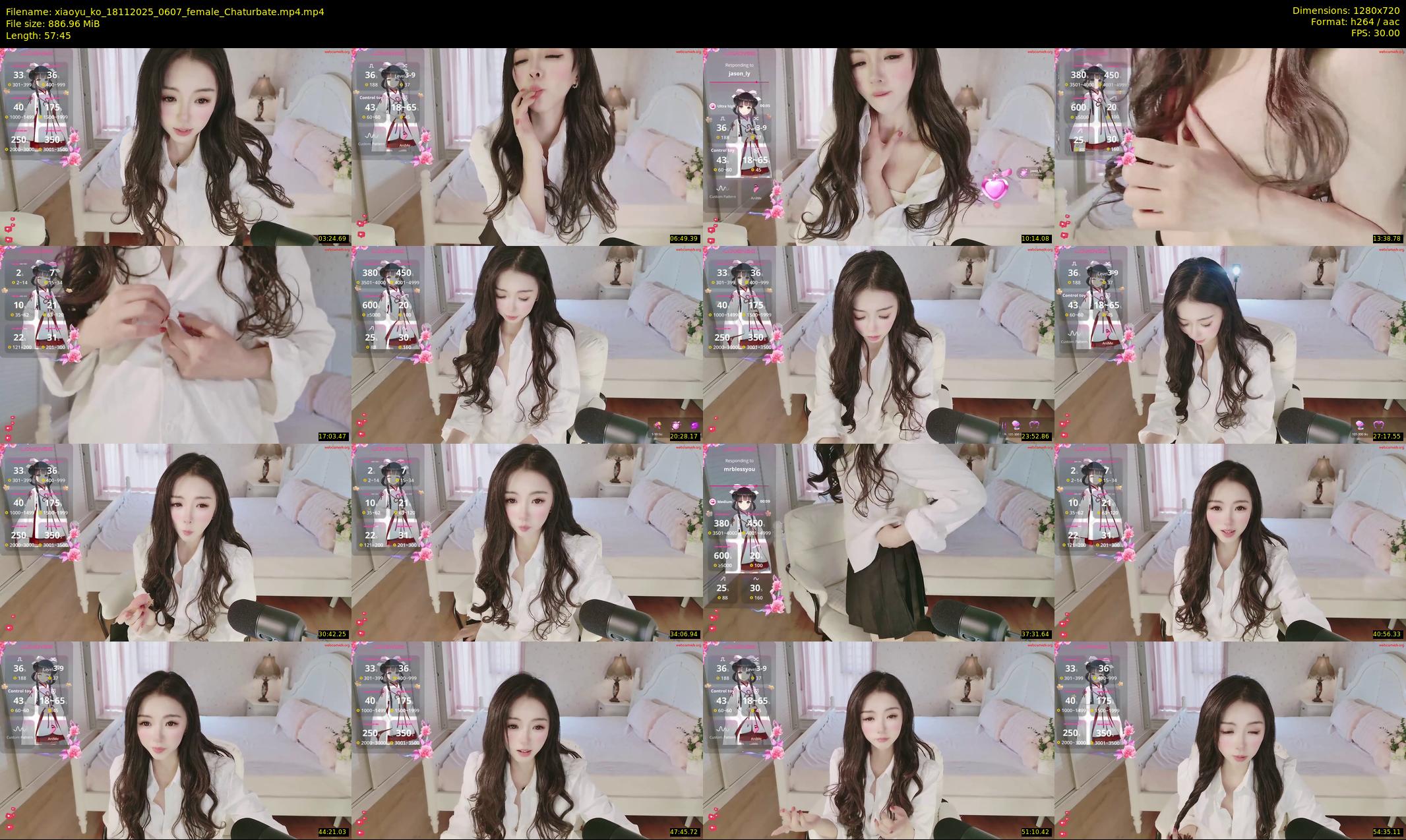 xiaoyu_ko — 58 minute Chaturbate female cam show recording, 720p, Nov 18, 2025