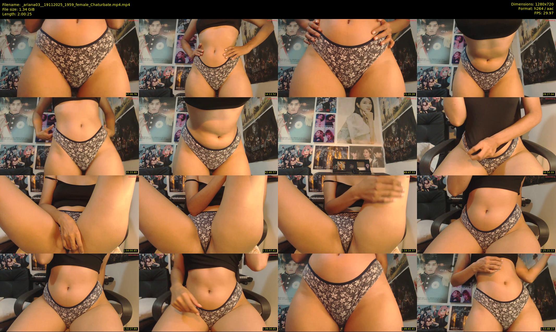 _ariana03_ — 121 minute Chaturbate female cam show recording, 720p, Nov 19, 2025