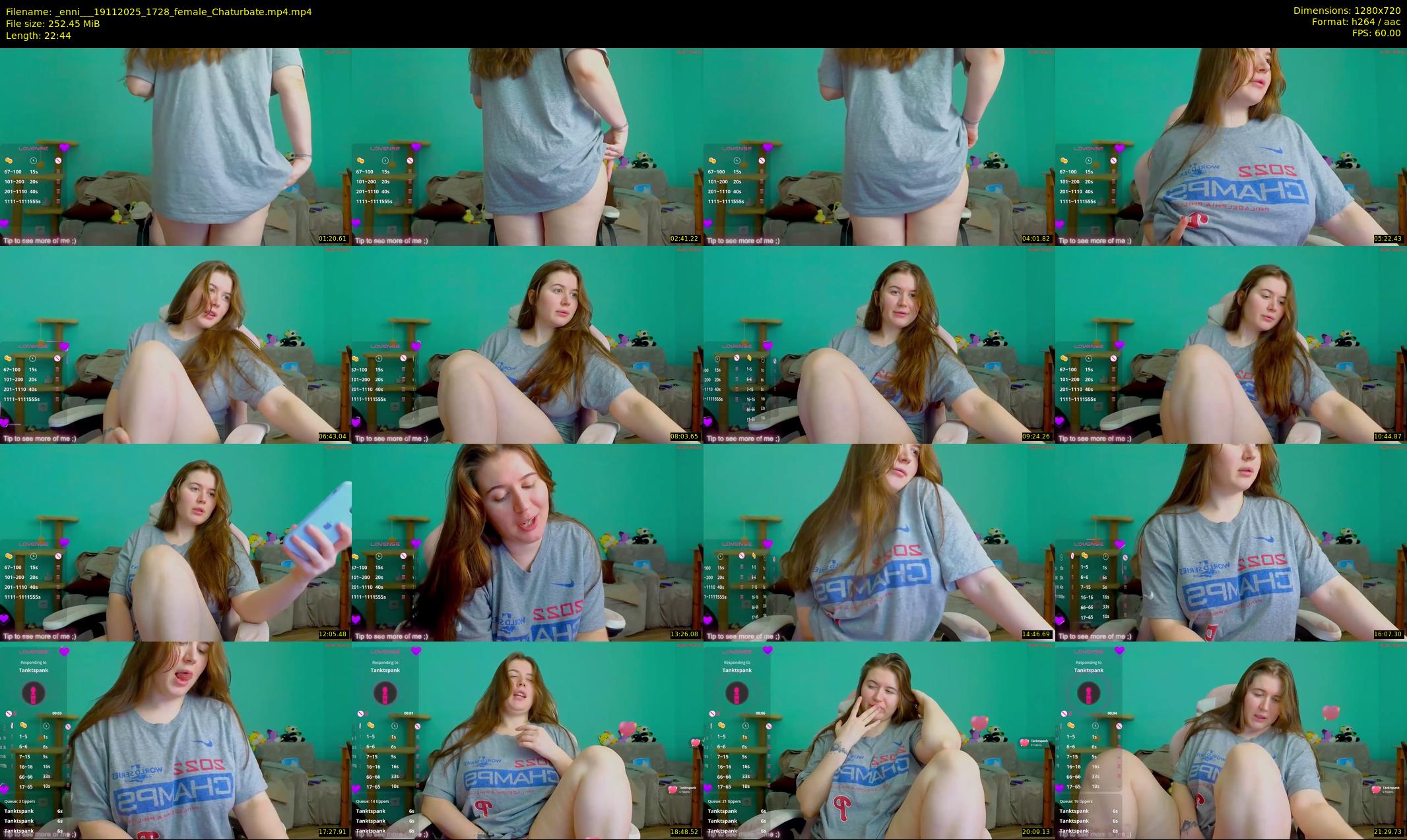 _enni__ — 23 minute Chaturbate female cam show recording, 720p, Nov 19, 2025