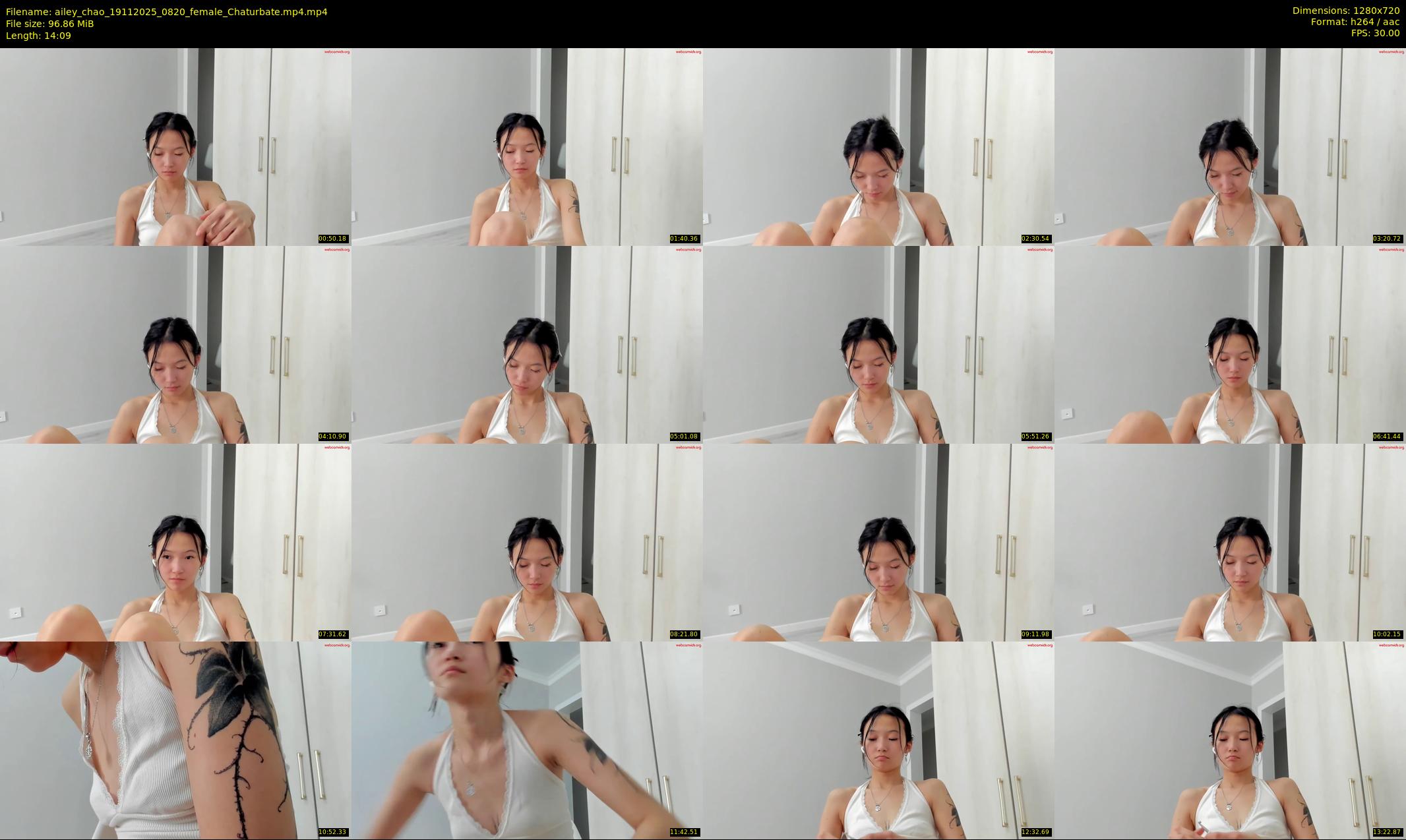 ailey_chao — 15 minute Chaturbate female cam show recording, 720p, Nov 19, 2025