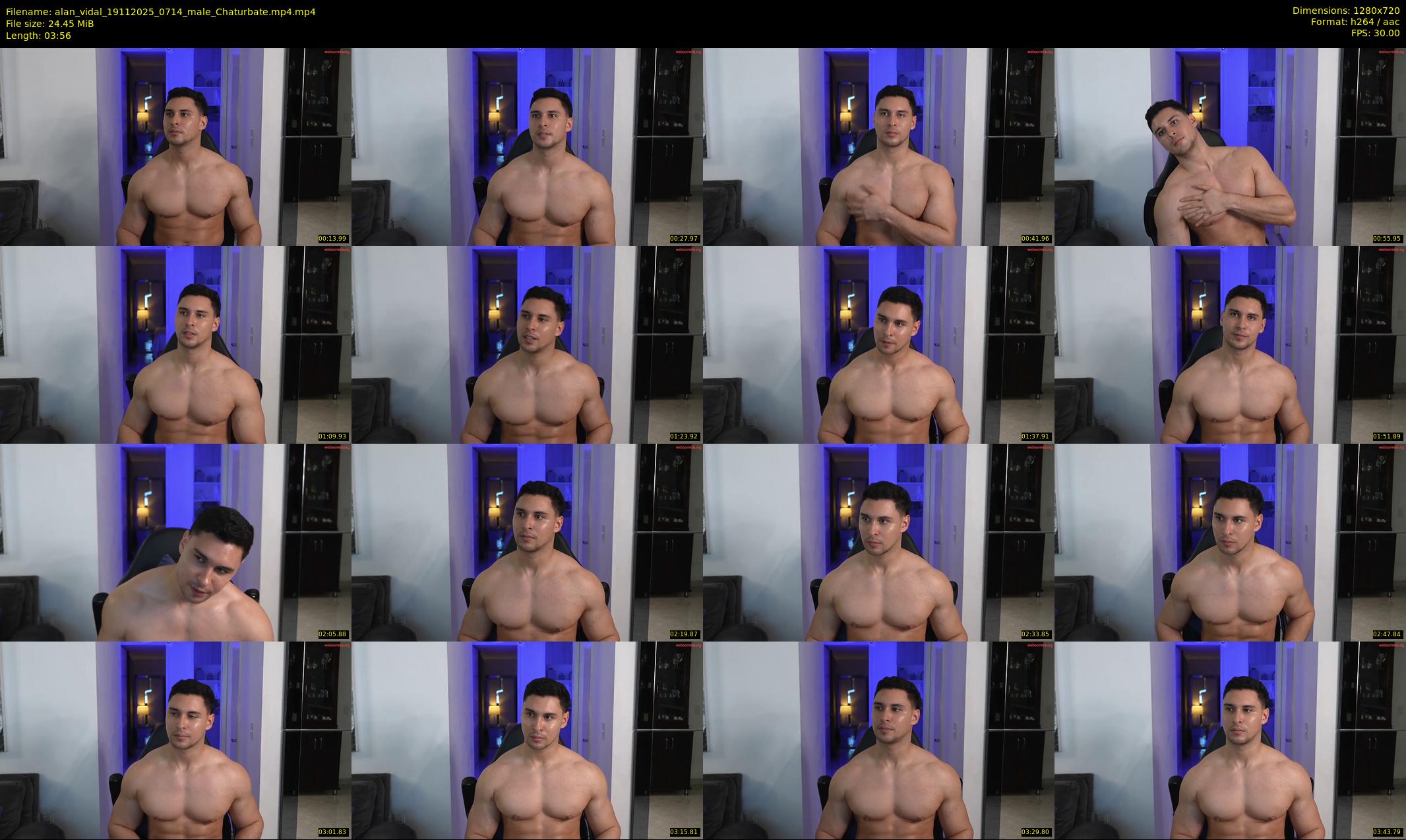 alan_vidal — 4 minute Chaturbate male cam show recording, 720p, Nov 19, 2025