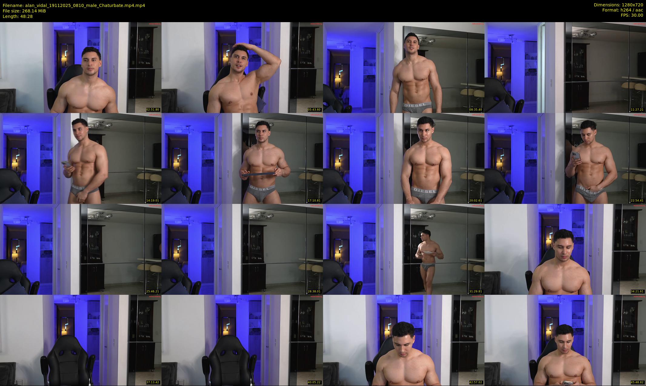 alan_vidal — 49 minute Chaturbate male cam show recording, 720p, Nov 19, 2025