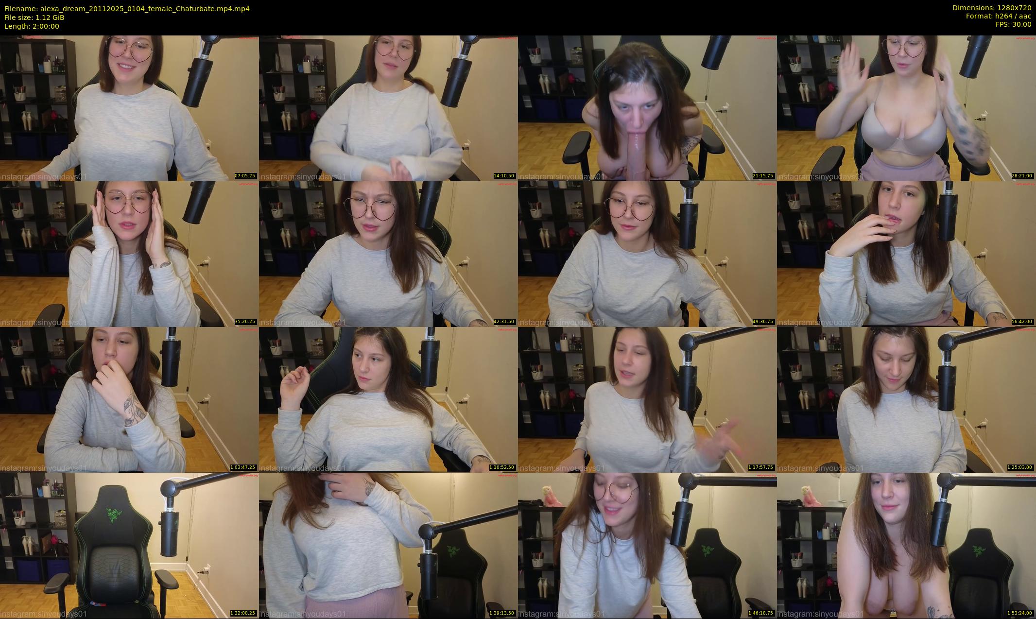 alexa_dream — 120 minute Chaturbate female cam show recording, 720p, Nov 20, 2025