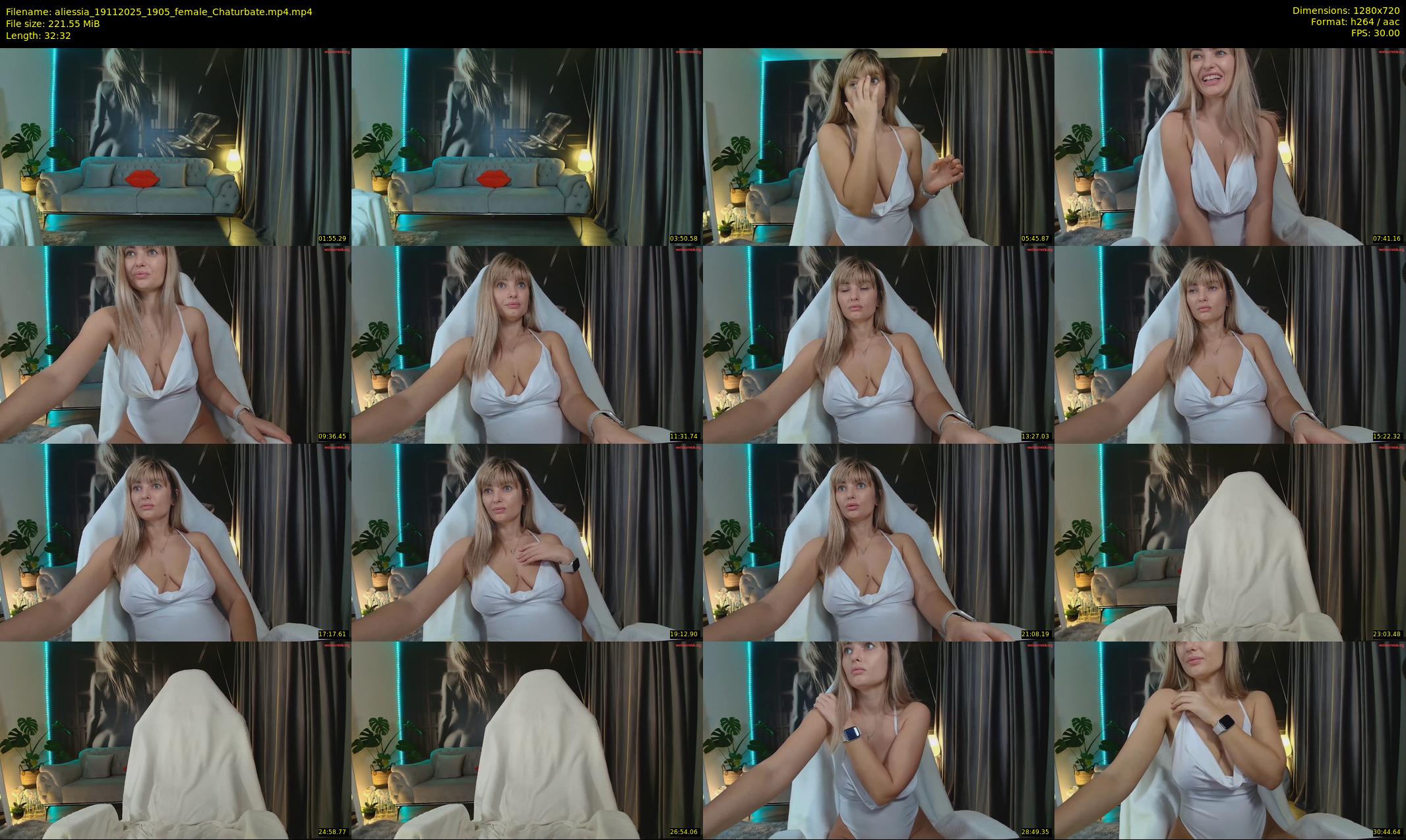 aliessia — 33 minute Chaturbate female cam show recording, 720p, Nov 19, 2025