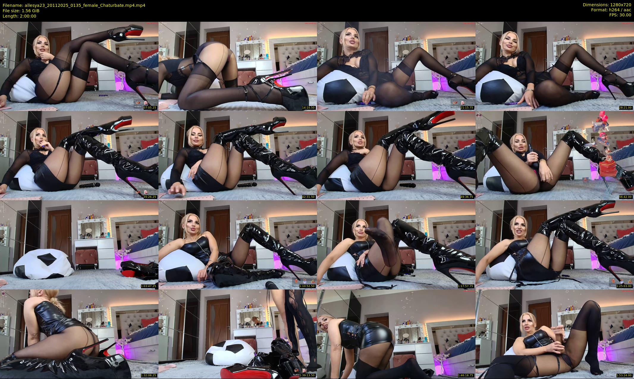 allesya23 — 120 minute Chaturbate female cam show recording, 720p, Nov 20, 2025