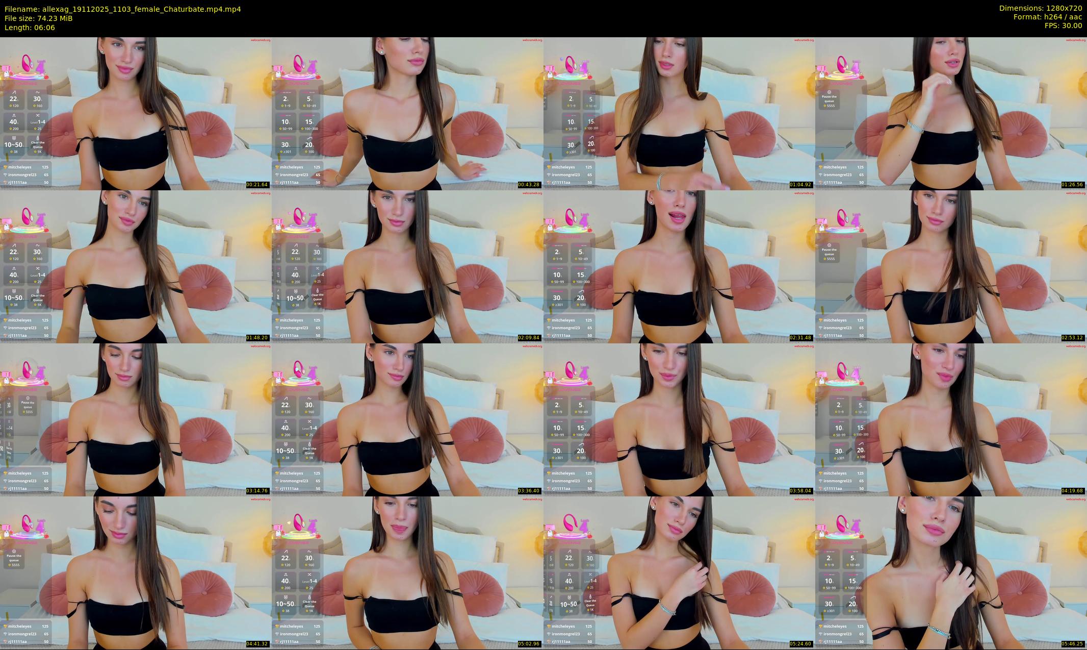 allexag — 7 minute Chaturbate female cam show recording, 720p, Nov 19, 2025