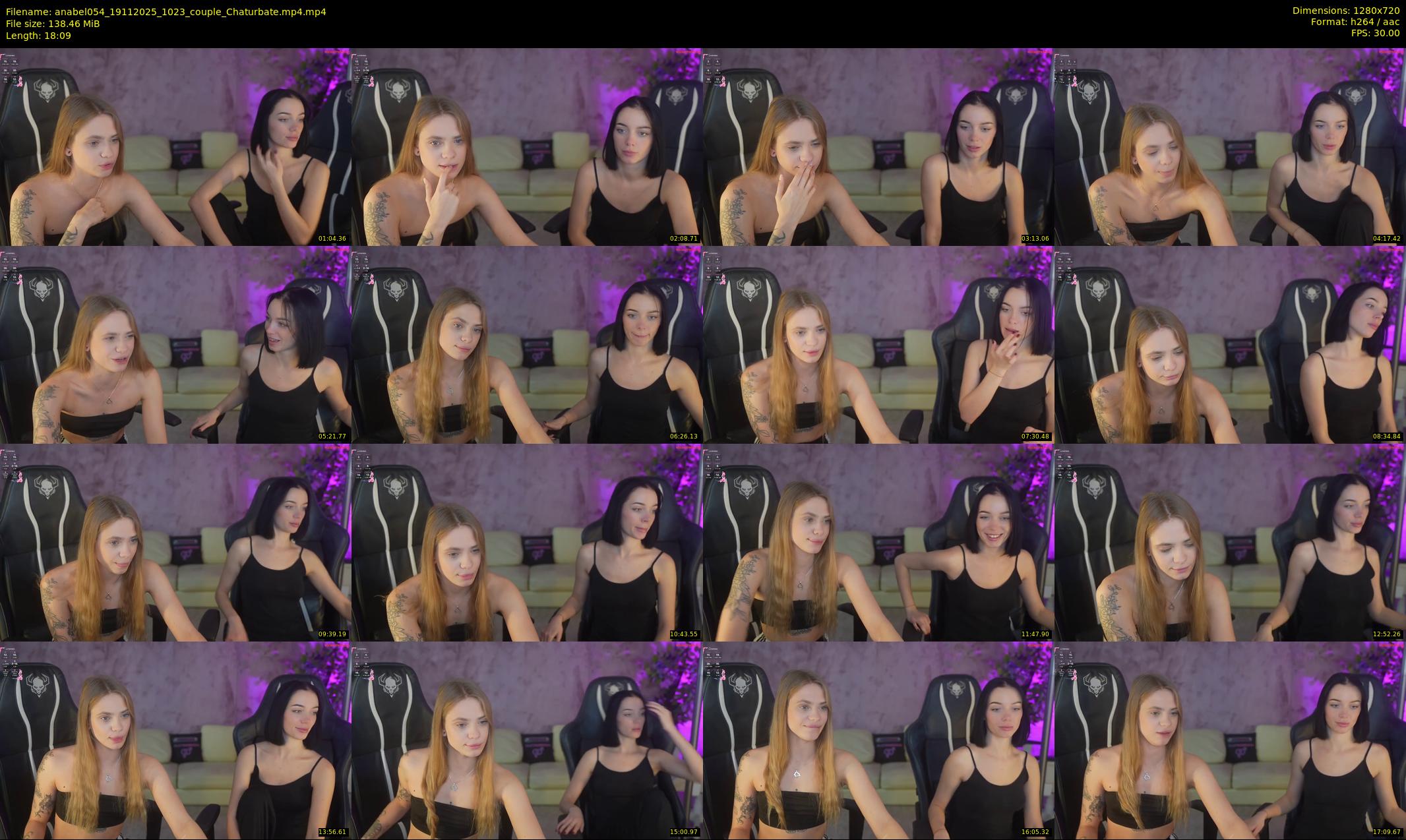 anabel054 — 19 minute Chaturbate female cam show recording, 720p, Nov 19, 2025