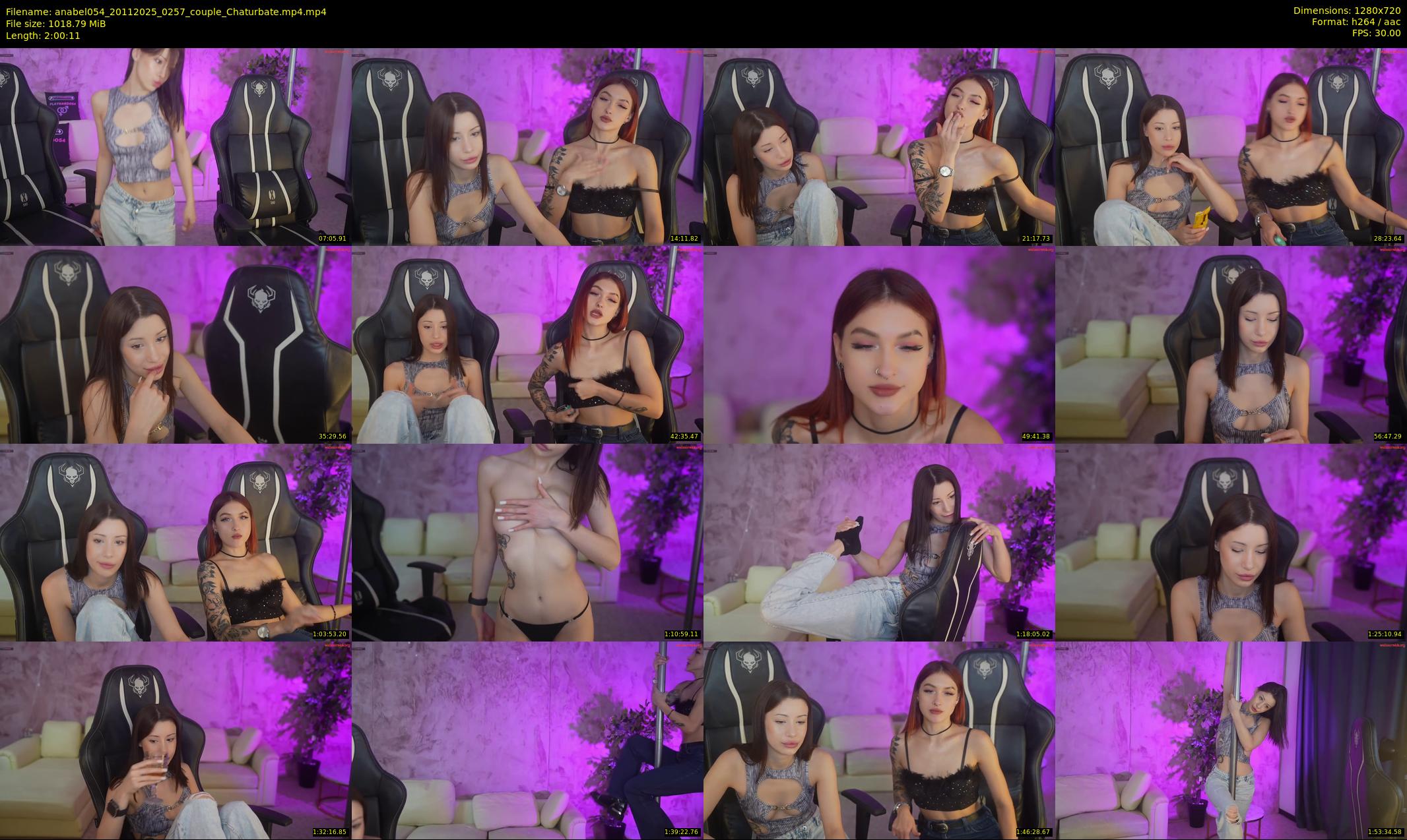 anabel054 — 121 minute Chaturbate female cam show recording, 720p, Nov 20, 2025