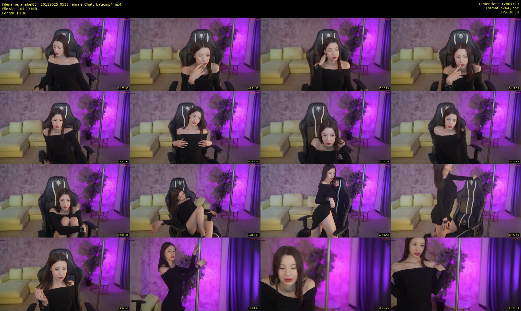 anabel054 — 19 minute Chaturbate female cam show recording, 720p, Nov 20, 2025