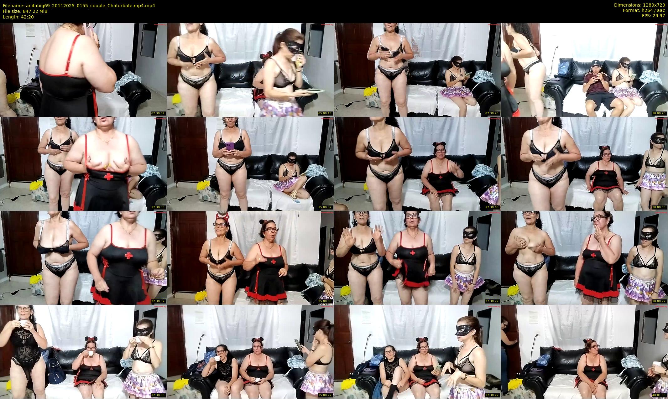 anitabig69 — 43 minute Chaturbate couple cam show recording, 720p, Nov 20, 2025