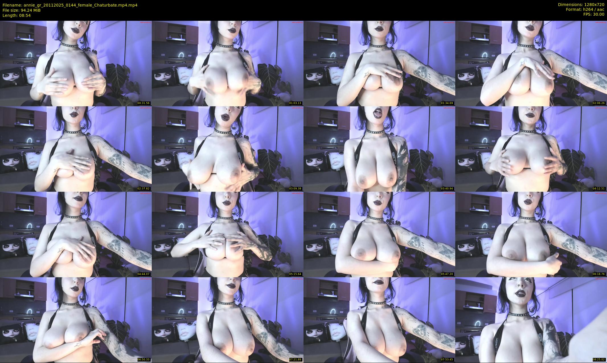 annie_gr — 9 minute Chaturbate female cam show recording, 720p, Nov 20, 2025