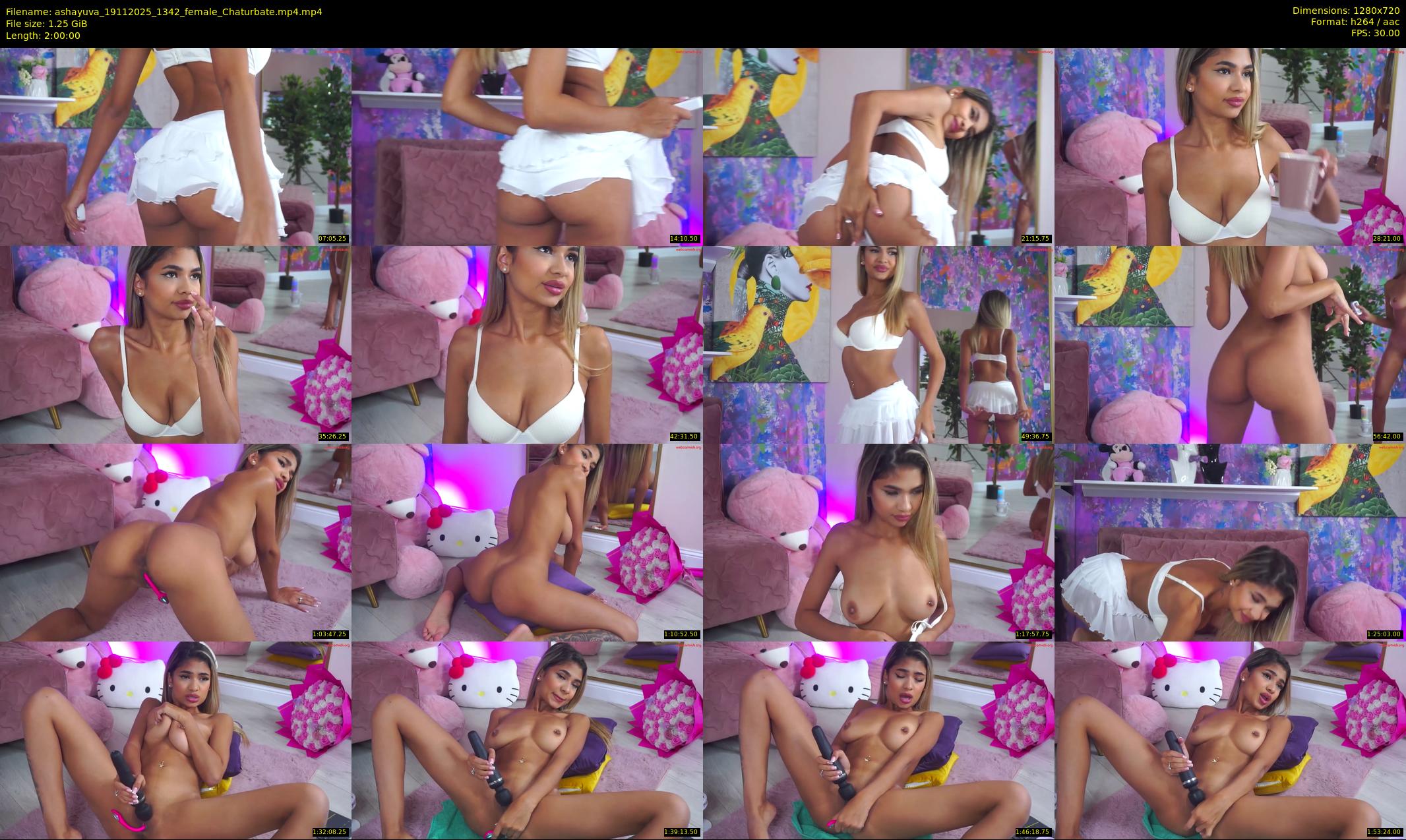ashayuva — 120 minute Chaturbate female cam show recording, 720p, Nov 19, 2025