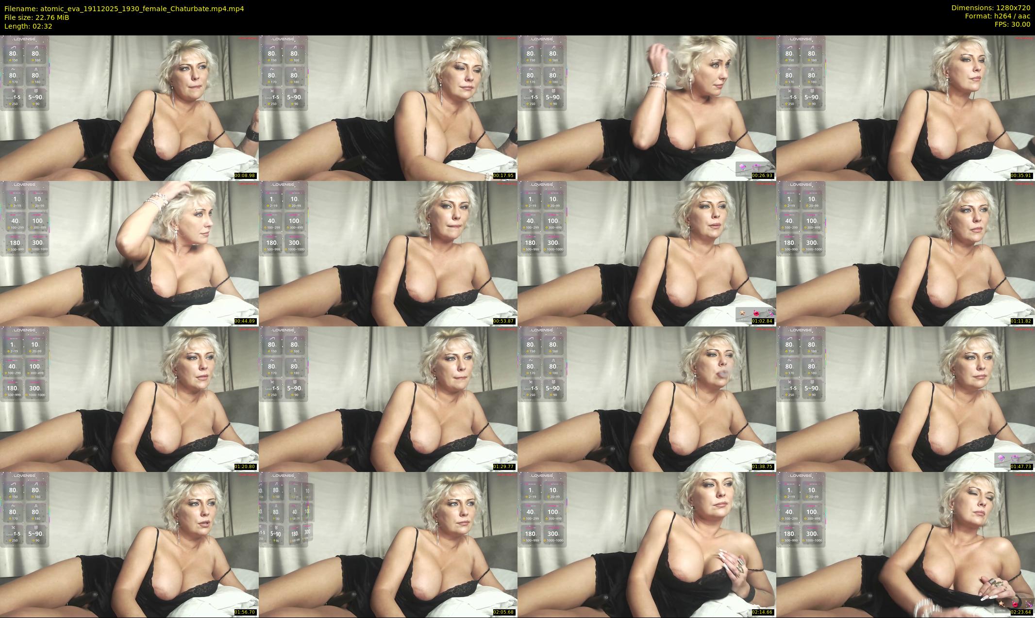 atomic_eva — 3 minute Chaturbate female cam show recording, 720p, Nov 19, 2025
