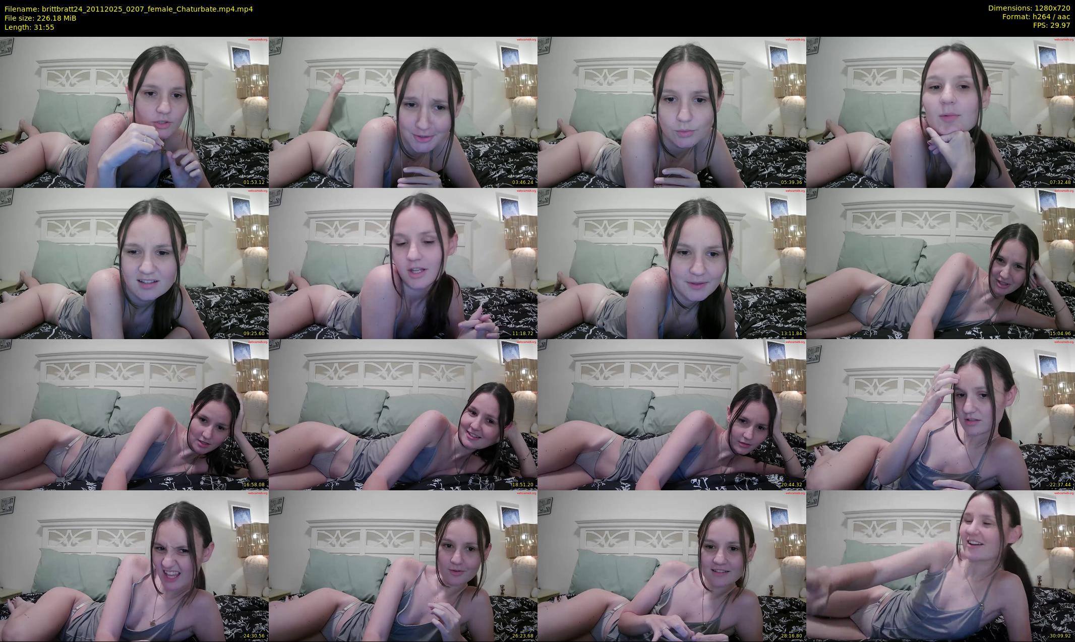 brittbratt24 — 32 minute Chaturbate female cam show recording, 720p, Nov 20, 2025