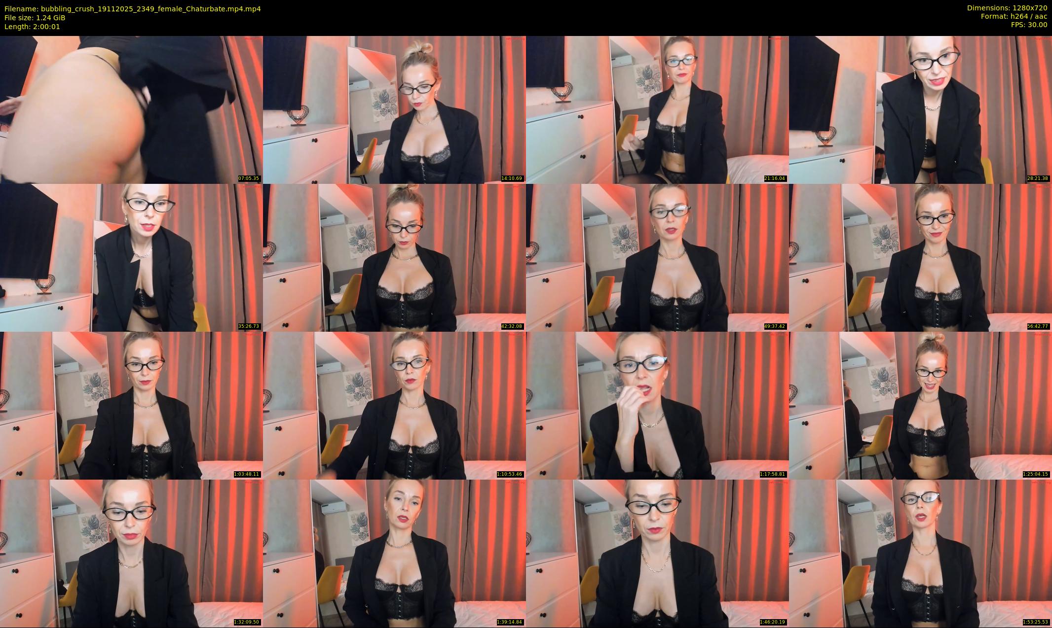 bubbling_crush — 121 minute Chaturbate female cam show recording, 720p, Nov 19, 2025