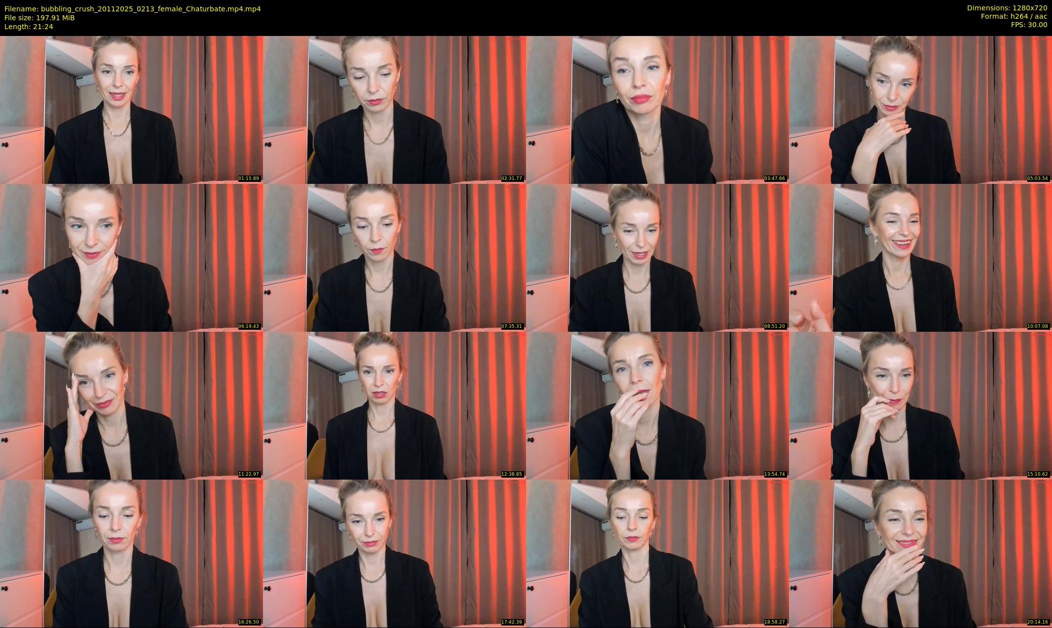 bubbling_crush — 22 minute Chaturbate female cam show recording, 720p, Nov 20, 2025