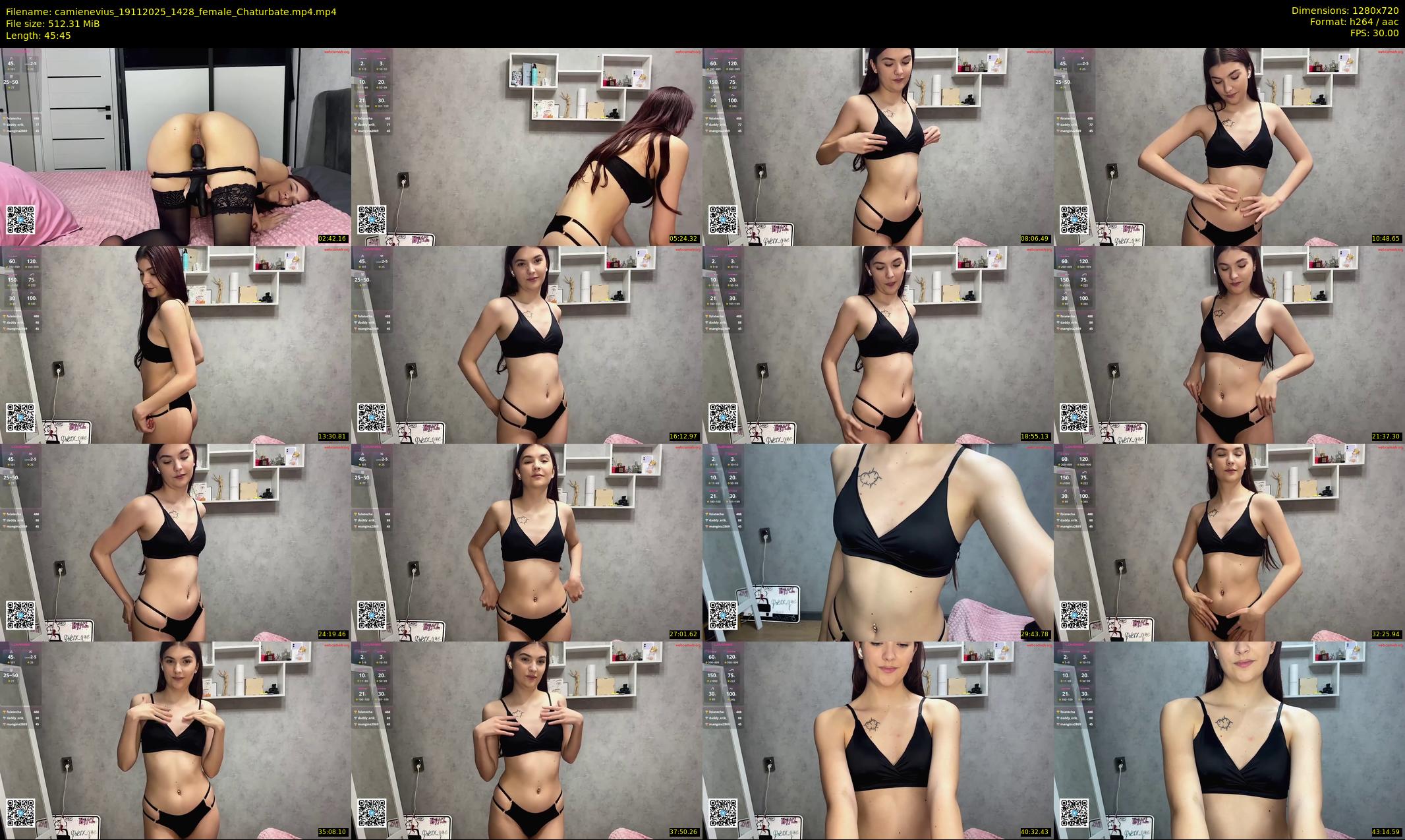 camienevius — 46 minute Chaturbate female cam show recording, 720p, Nov 19, 2025