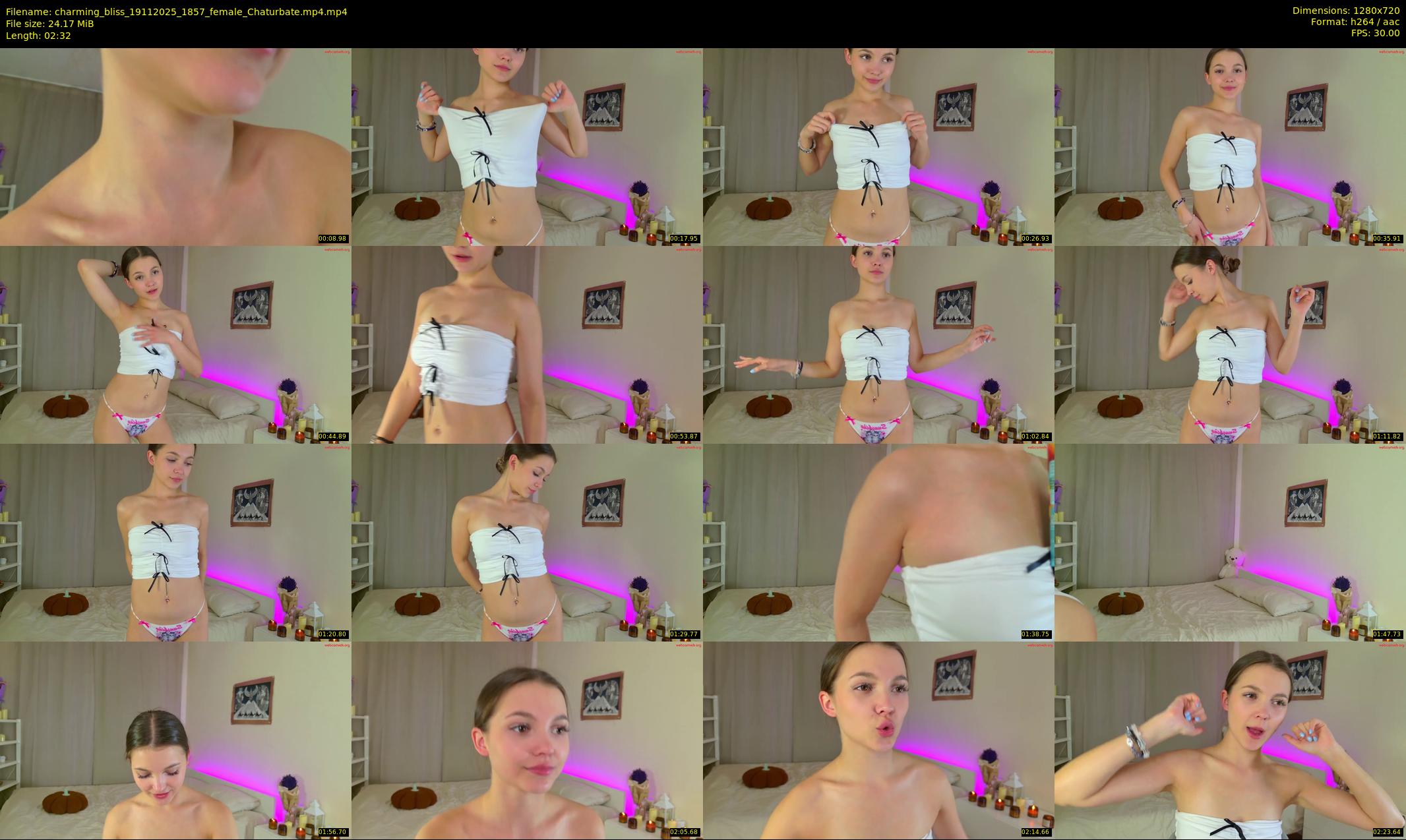charming_bliss — 3 minute Chaturbate female cam show recording, 720p, Nov 19, 2025