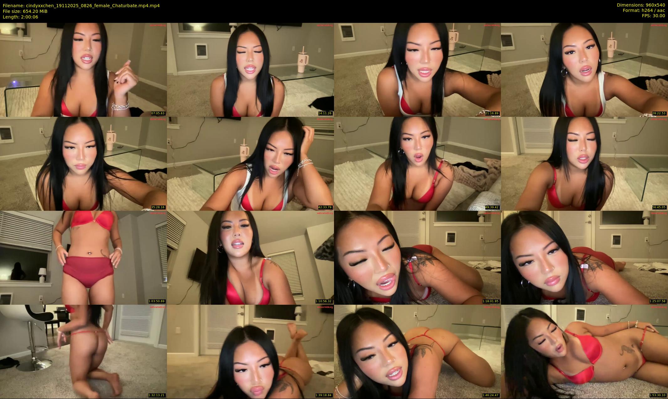 cindyxxchen — 121 minute Chaturbate female cam show recording, 480p, Nov 19, 2025