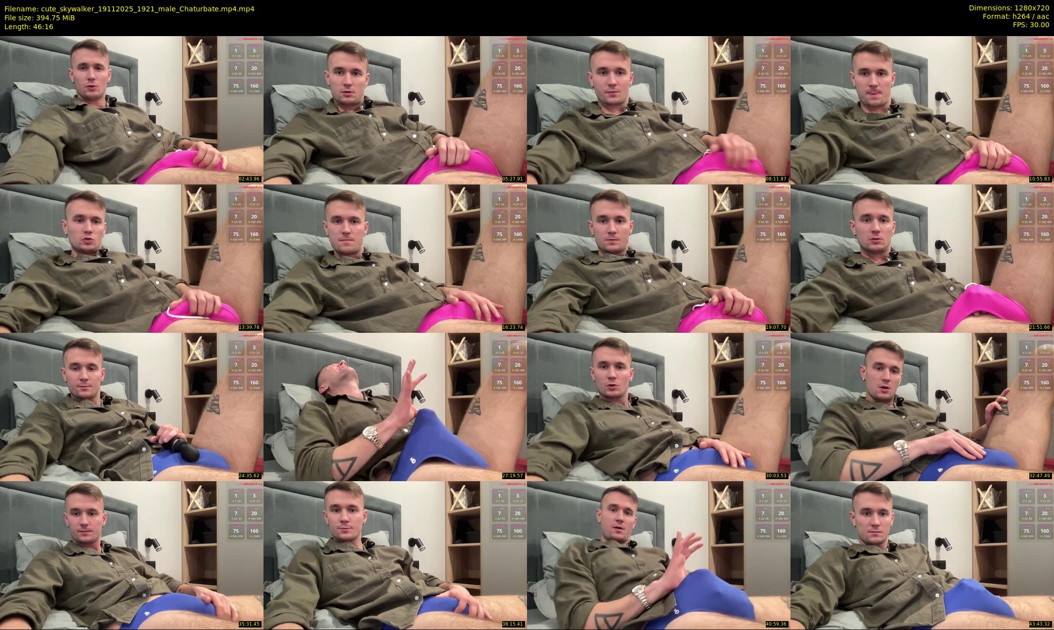 cute_skywalker — 47 minute Chaturbate male cam show recording, 720p, Nov 19, 2025