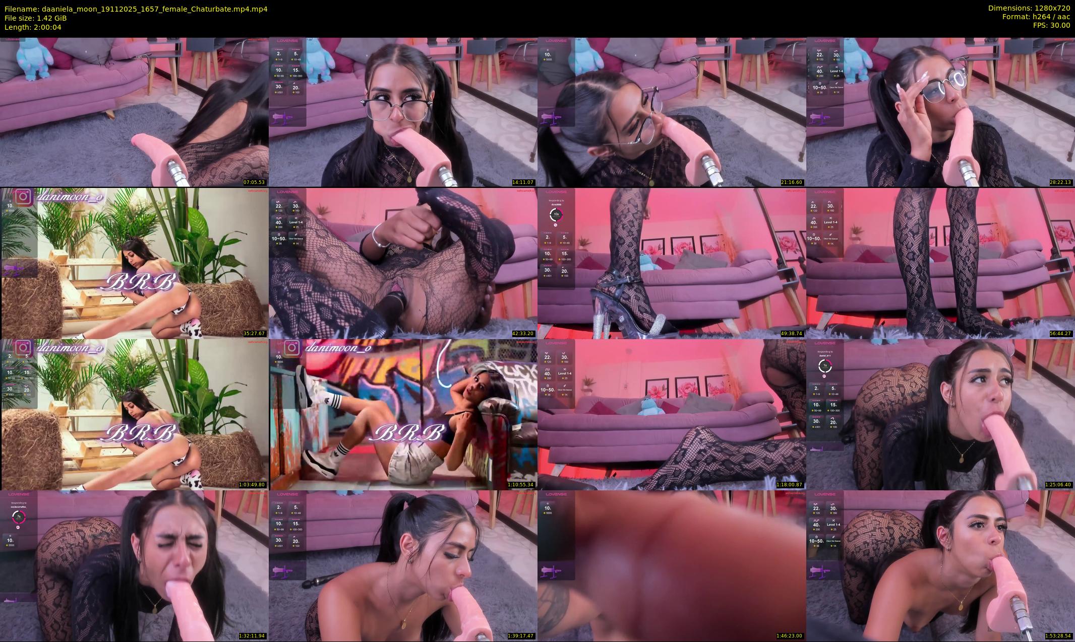 daaniela_moon — 121 minute Chaturbate female cam show recording, 720p, Nov 19, 2025