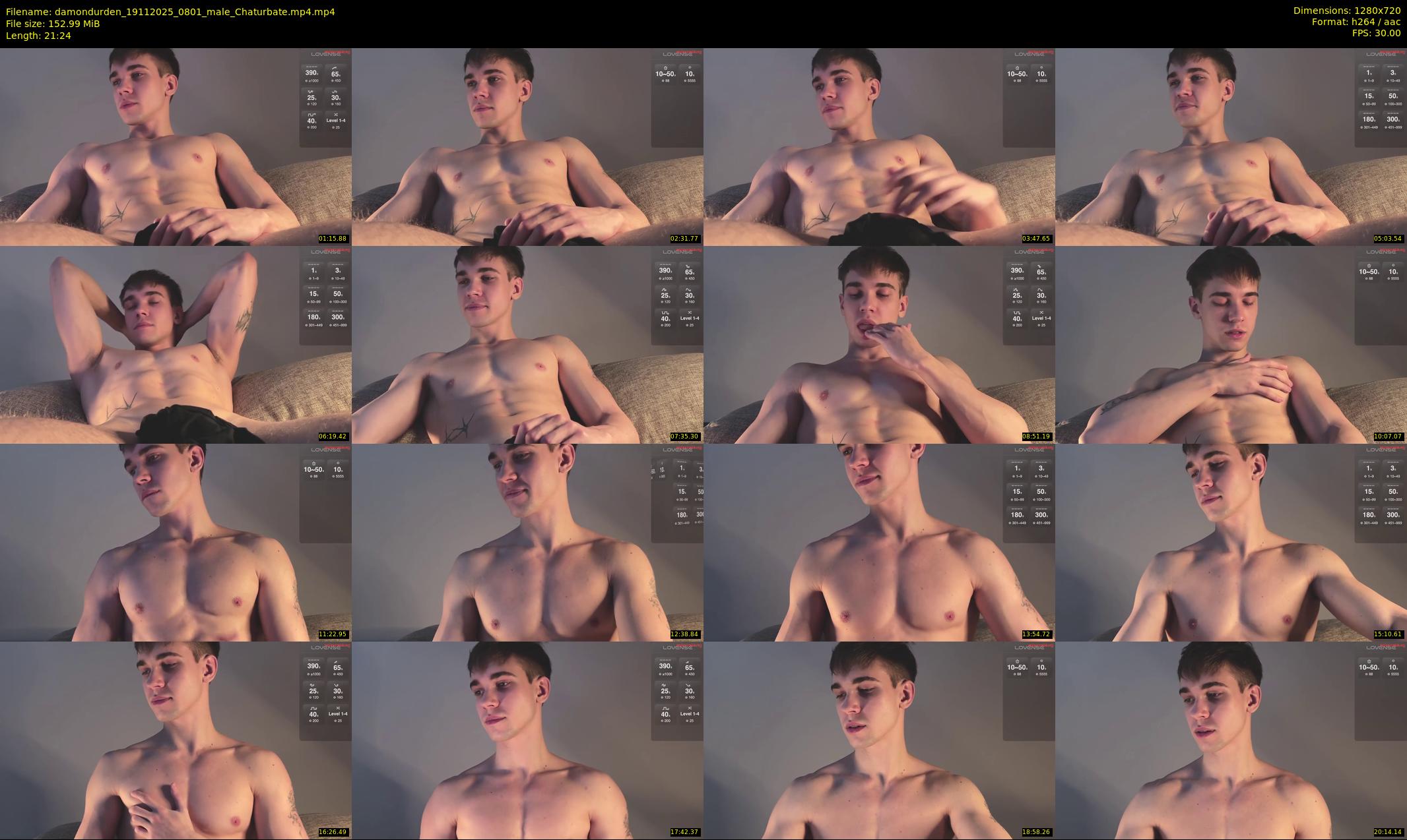 damondurden — 22 minute Chaturbate male cam show recording, 720p, Nov 19, 2025