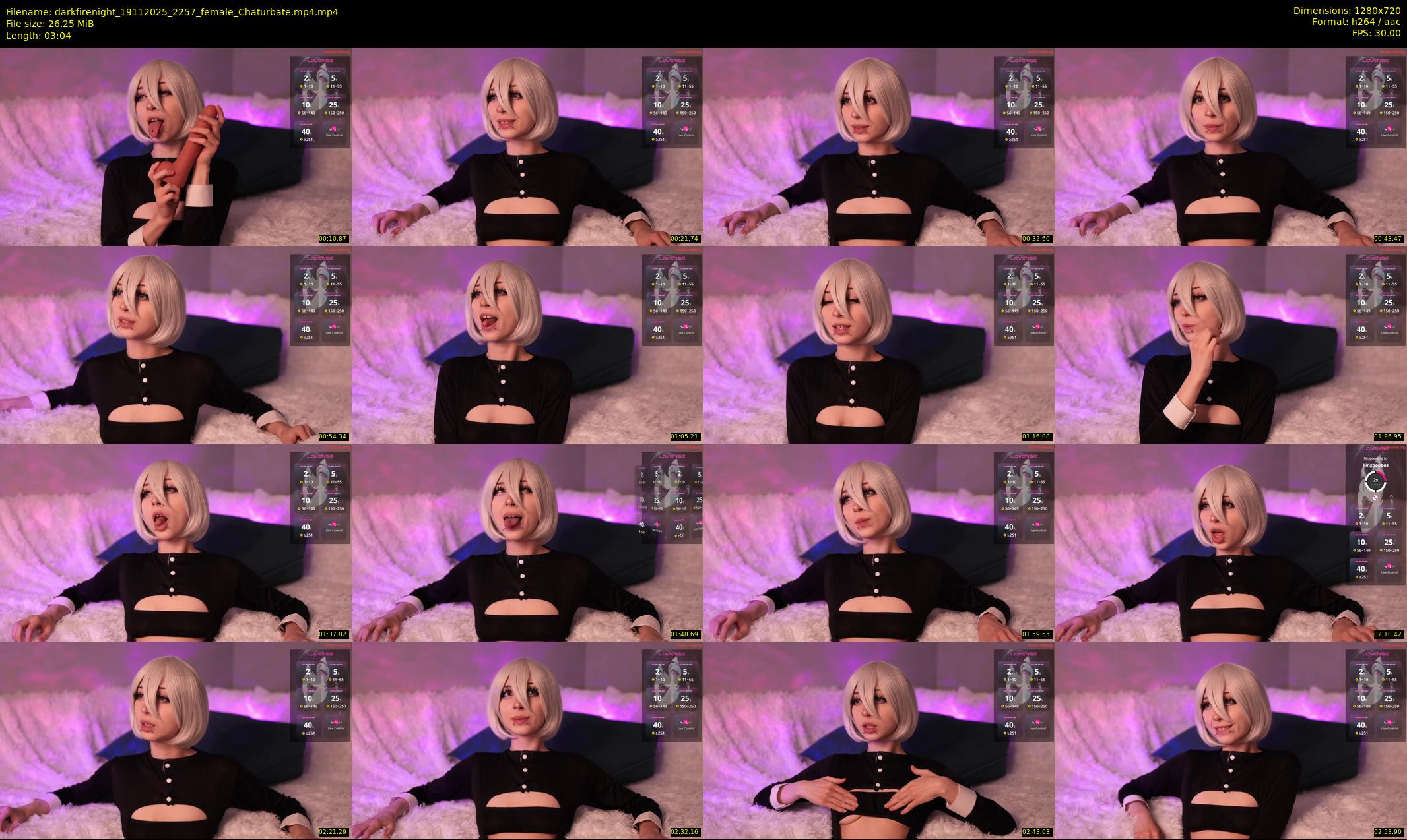 darkfirenight — 4 minute Chaturbate couple cam show recording, 720p, Nov 19, 2025