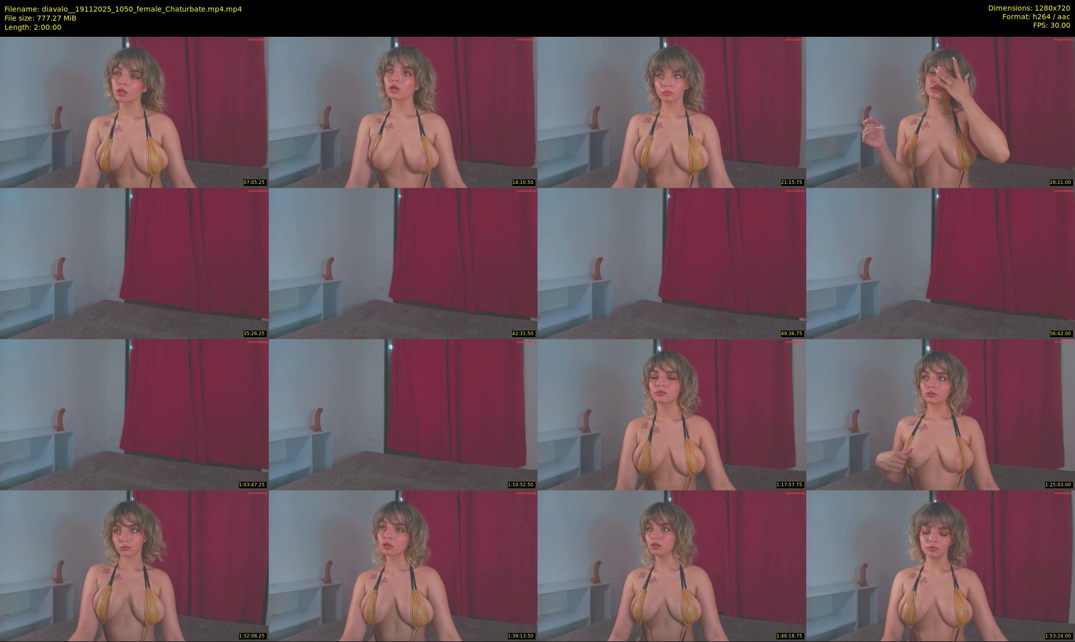 diavalo_ — 120 minute Chaturbate female cam show recording, 720p, Nov 19, 2025