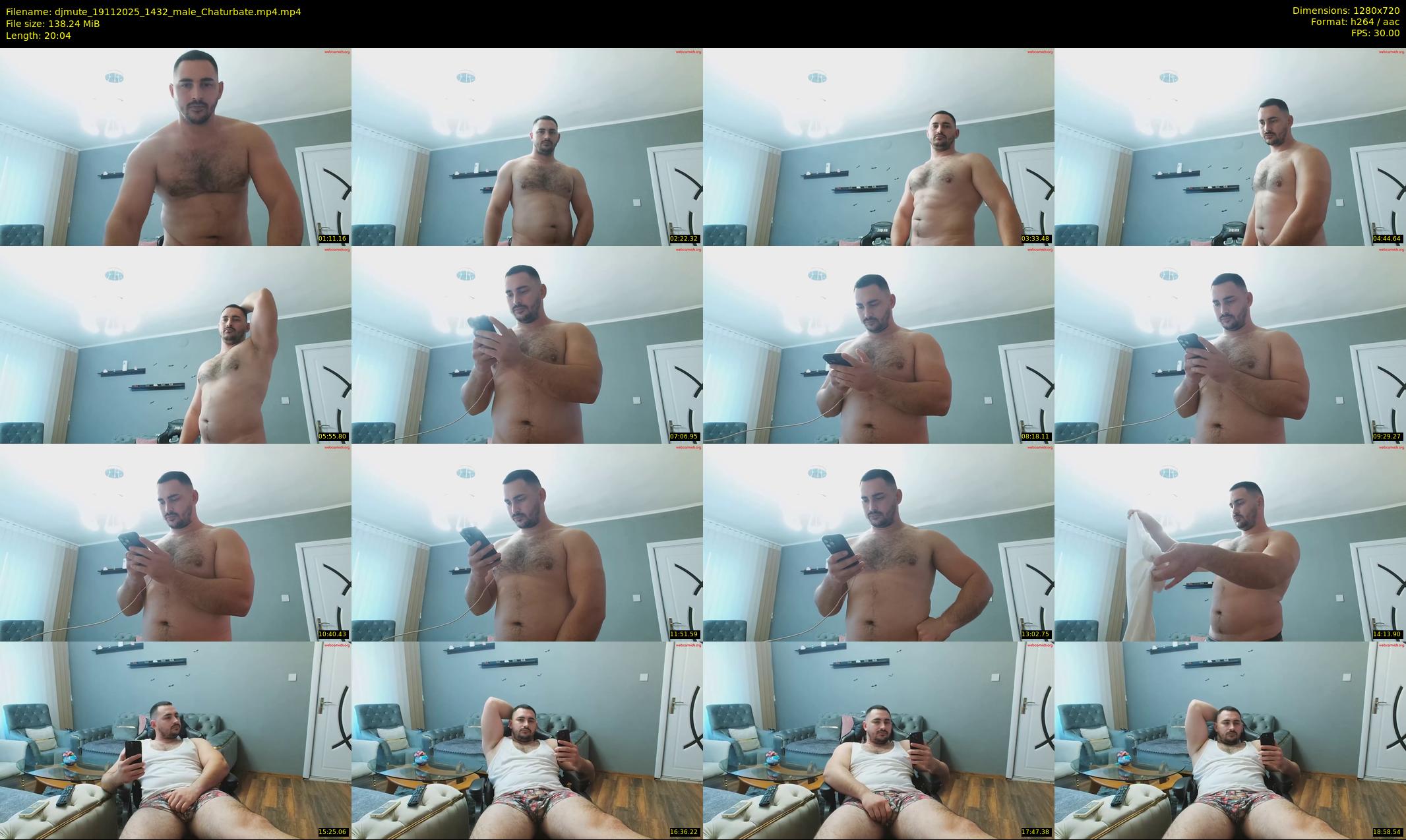 djmute — 21 minute Chaturbate male cam show recording, 720p, Nov 19, 2025