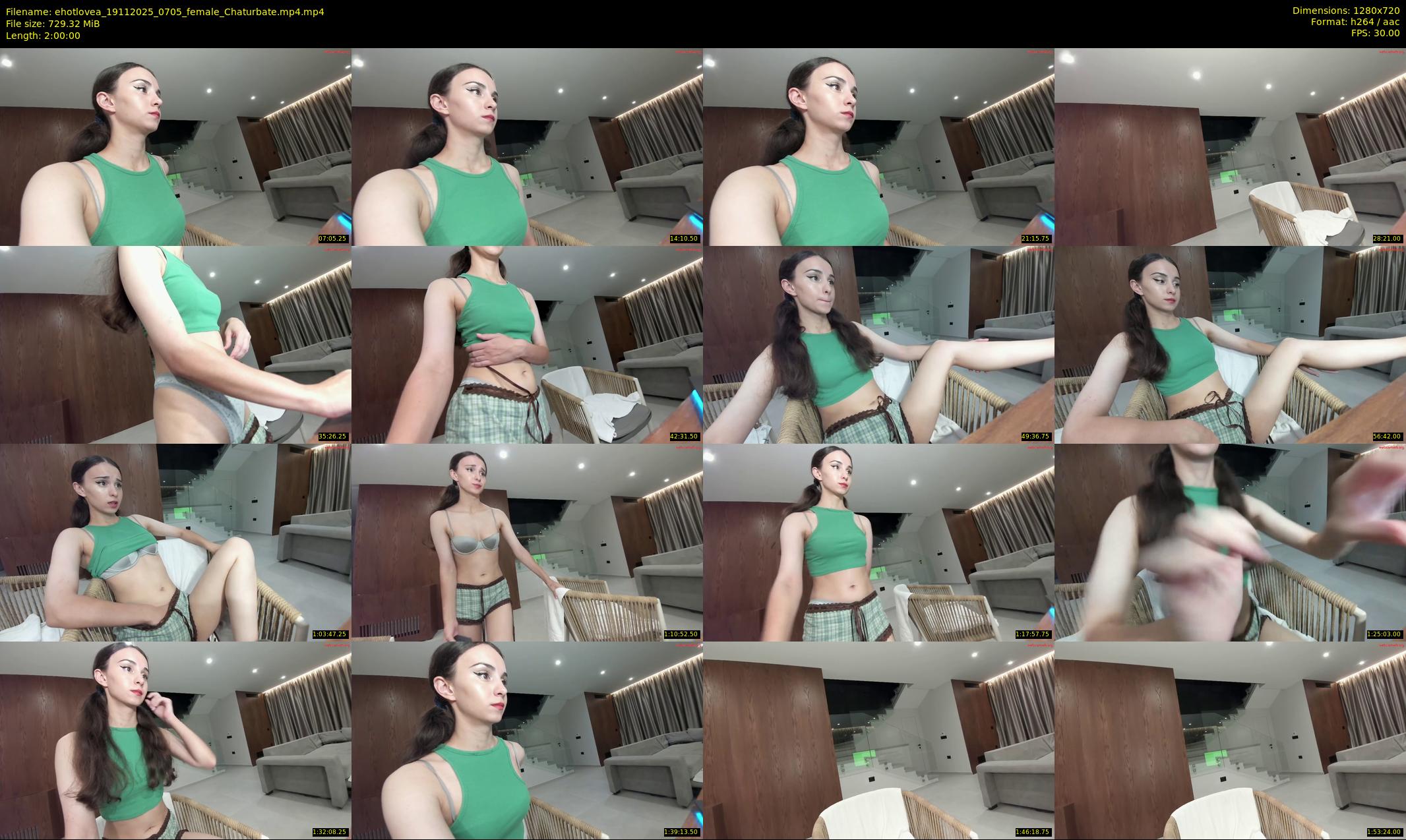 ehotlovea — 120 minute Chaturbate female cam show recording, 720p, Nov 19, 2025