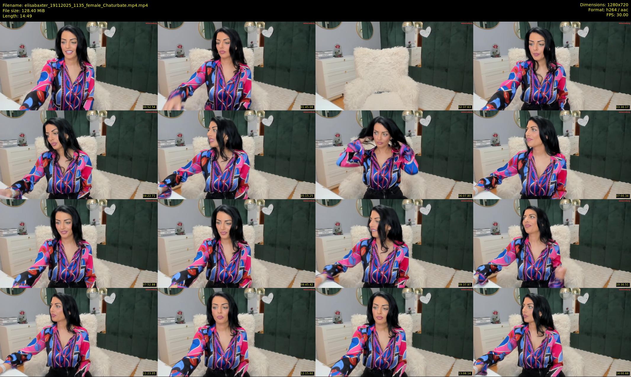 elisabaxter — 15 minute Chaturbate female cam show recording, 720p, Nov 19, 2025