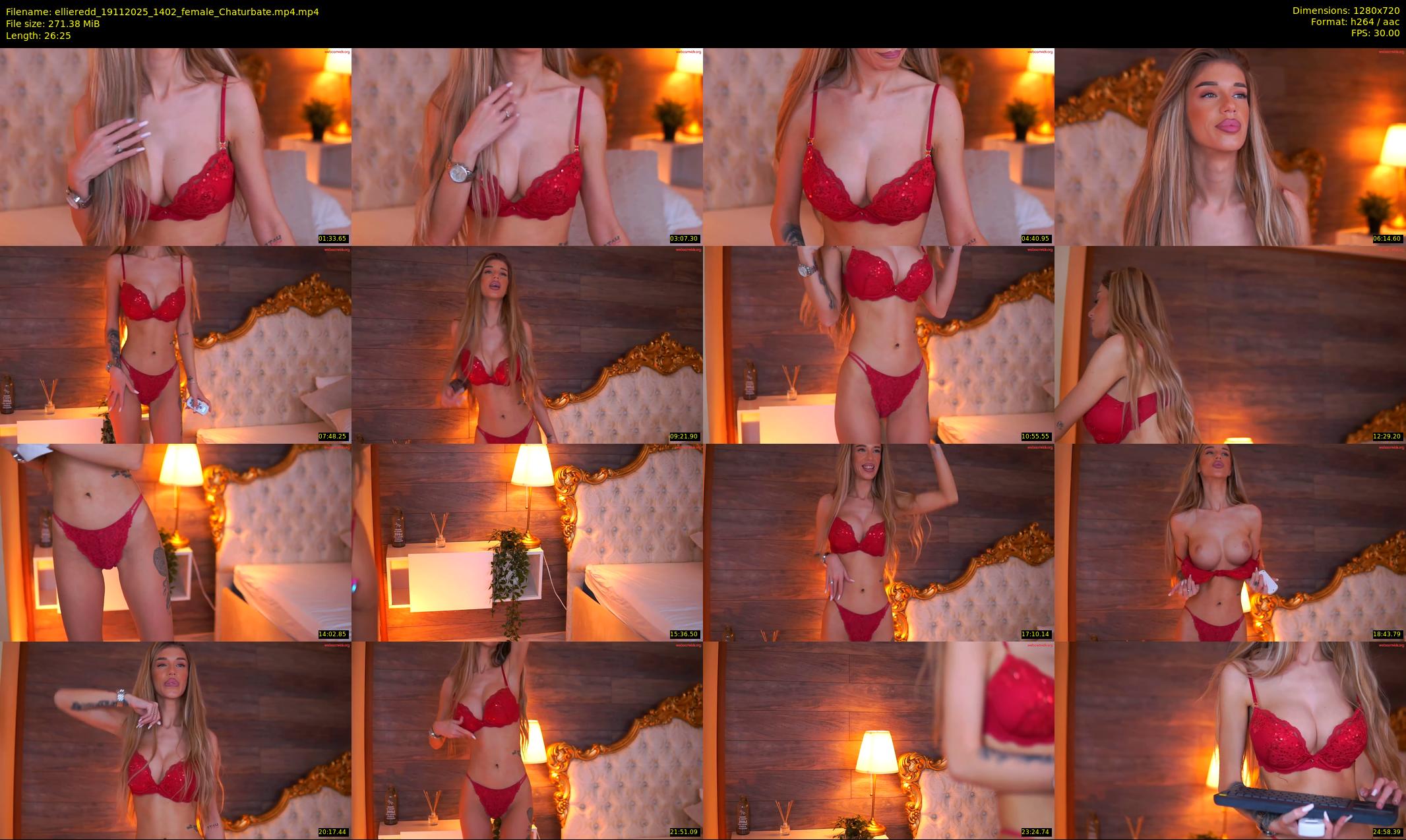 ellieredd — 27 minute Chaturbate female cam show recording, 720p, Nov 19, 2025