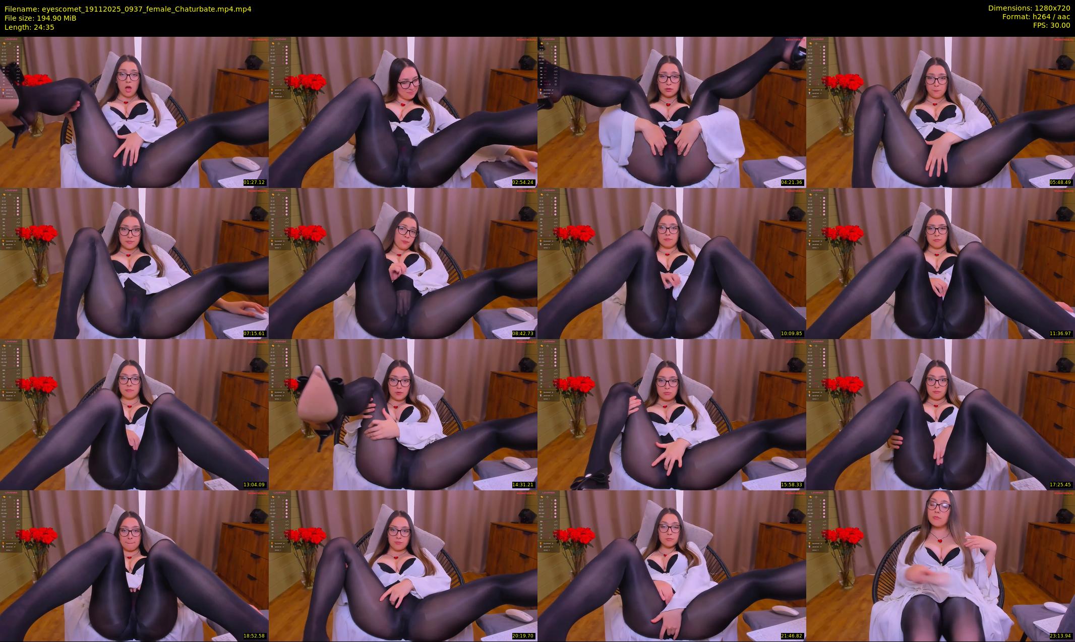 eyescomet — 25 minute Chaturbate female cam show recording, 720p, Nov 19, 2025