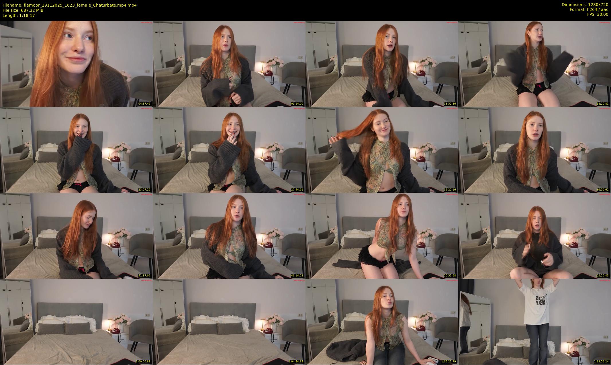 fiamoor — 79 minute Chaturbate female cam show recording, 720p, Nov 19, 2025