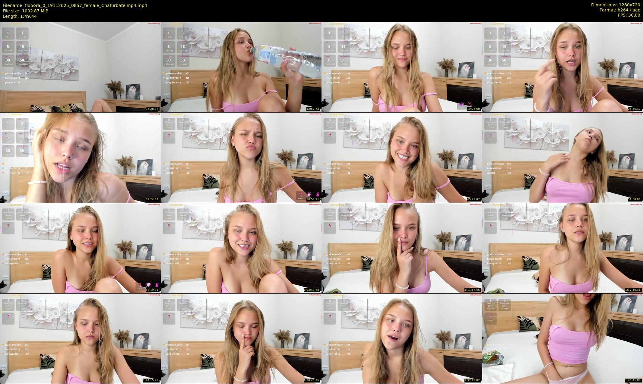 flooora_0 — 110 minute Chaturbate couple cam show recording, 720p, Nov 19, 2025