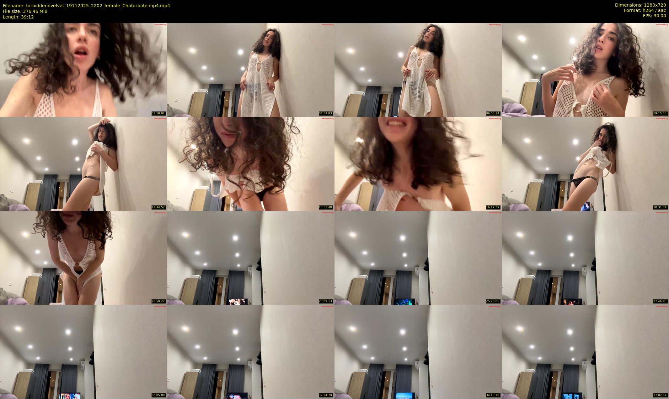 forbiddennvelvet — 40 minute Chaturbate female cam show recording, 720p, Nov 19, 2025