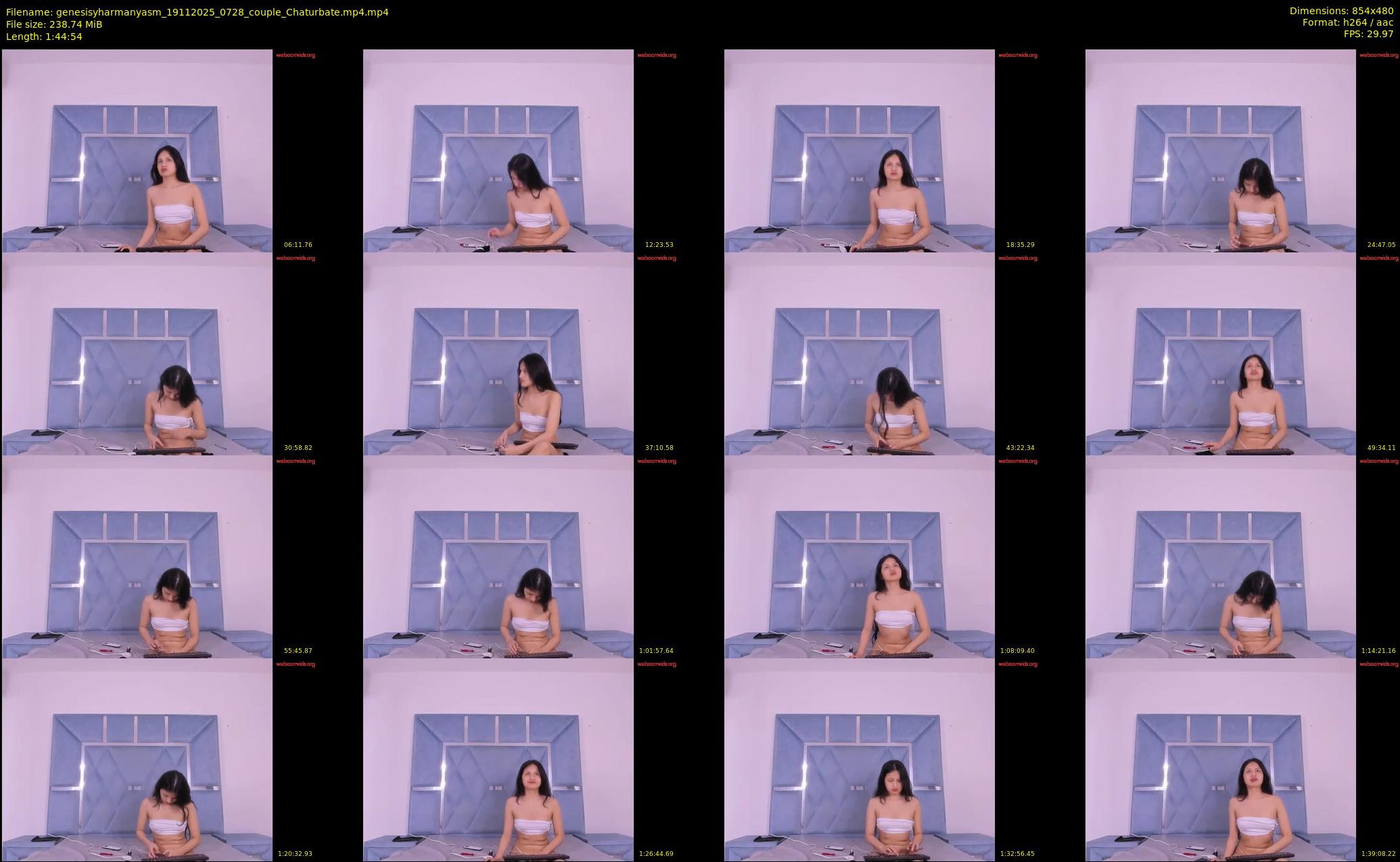 genesisyharmanyasm — 105 minute Chaturbate couple cam show recording, 480p, Nov 19, 2025